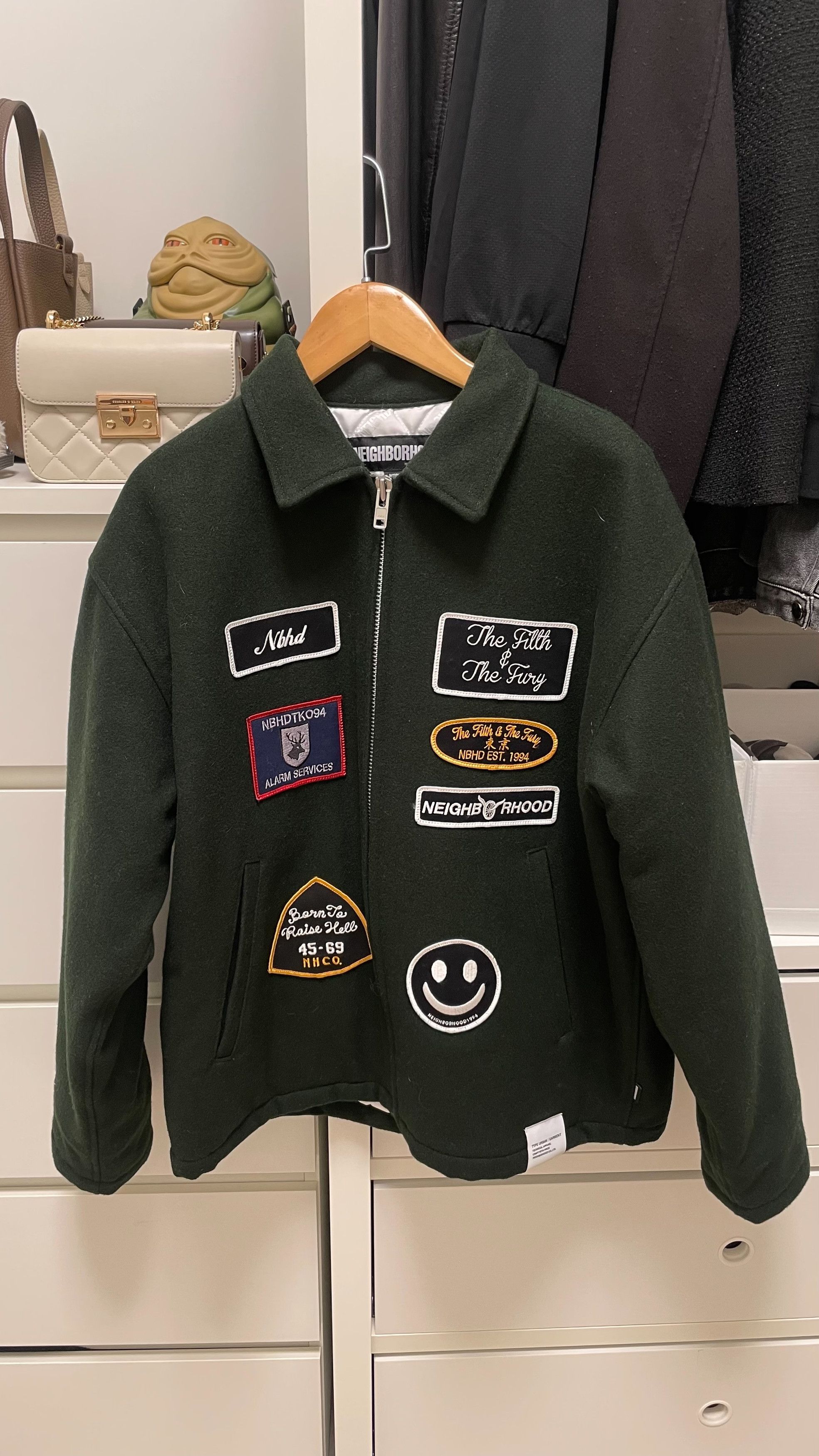 Neighborhood Neighborhood Zip Jacket black | Grailed