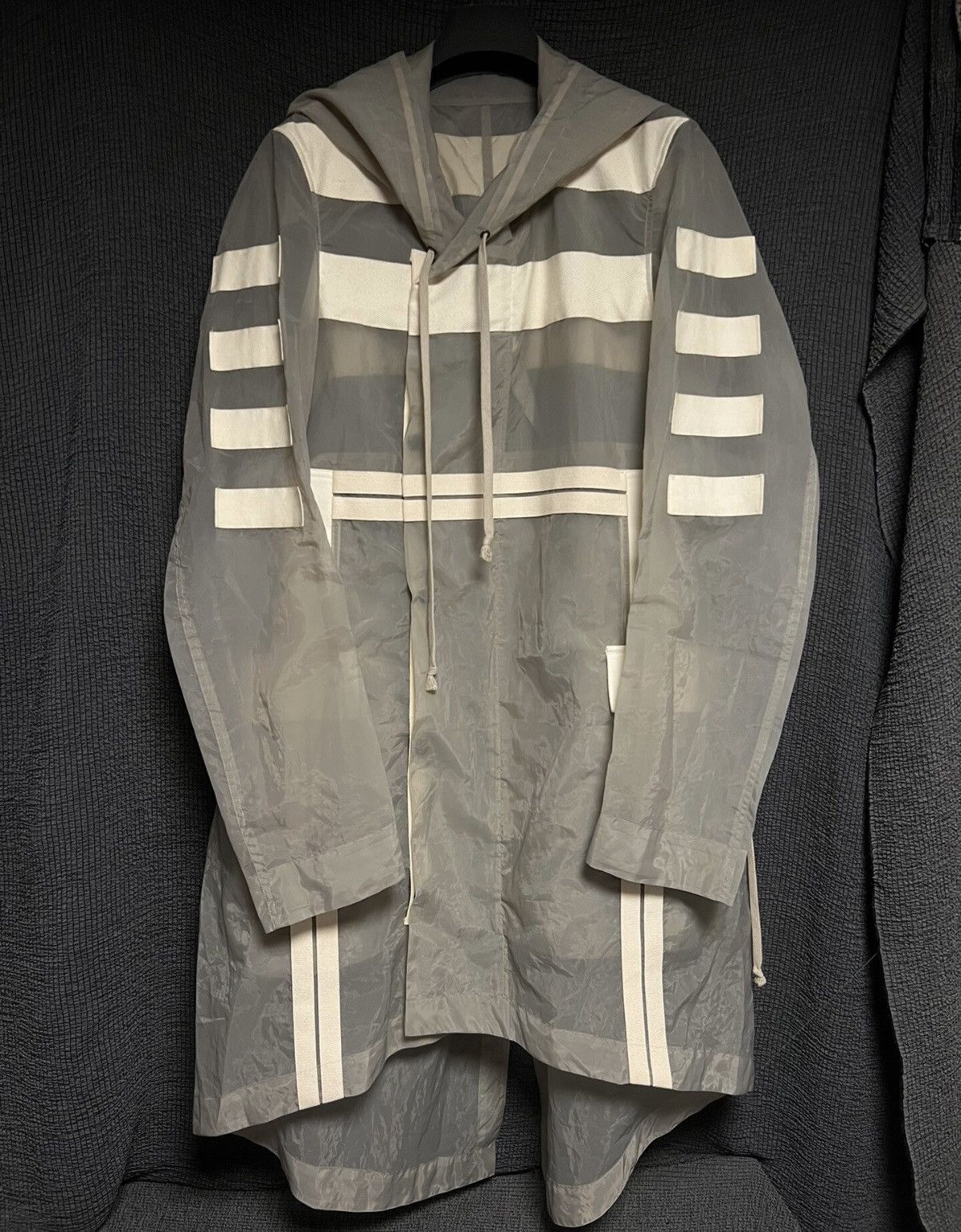 Rick Owens Rick Owens 13SS Runway Sheer Mesh Tape Fishtail Coat Size US M / EU 48-50 / 2 - 1 Thumbnail