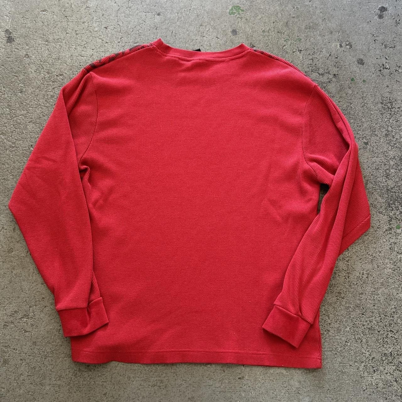 Affliction Y2K Affliction Style Red Waffle Knit Thermal Grunge Size XL Size US XL / EU 56 / 4 - 3 Thumbnail