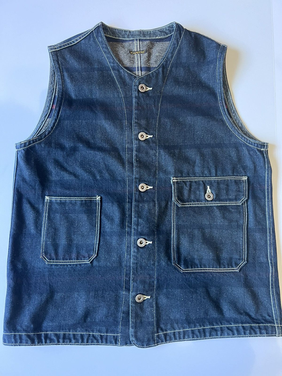 KAPITAL デニムベスト　VEST size1 Kapital Denim Vest | Grailed