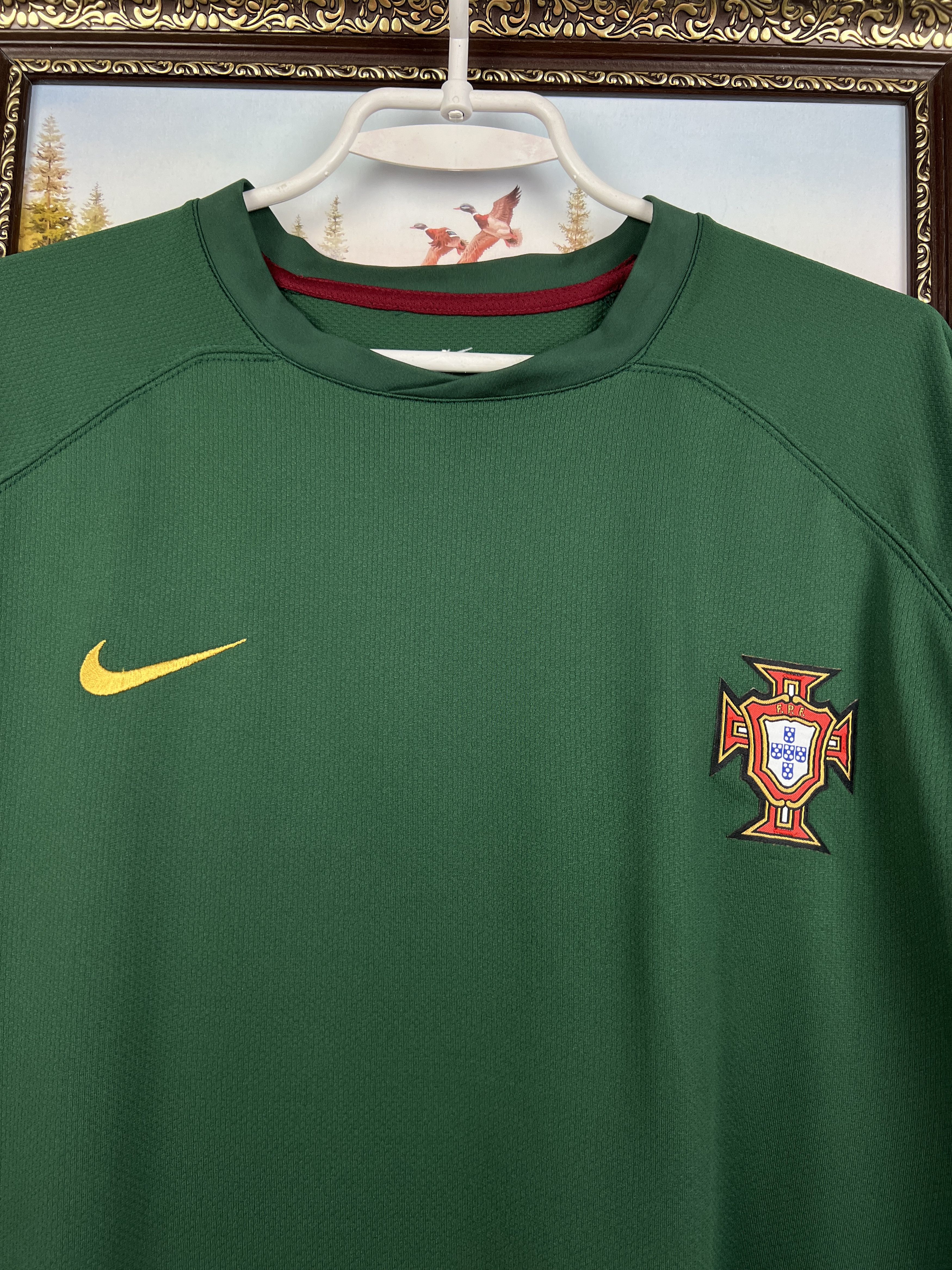 Nike Football Portugal Train Player Issue Shirt Soccer Jersey Size US XXL / EU 58 / 5 - 3 Thumbnail