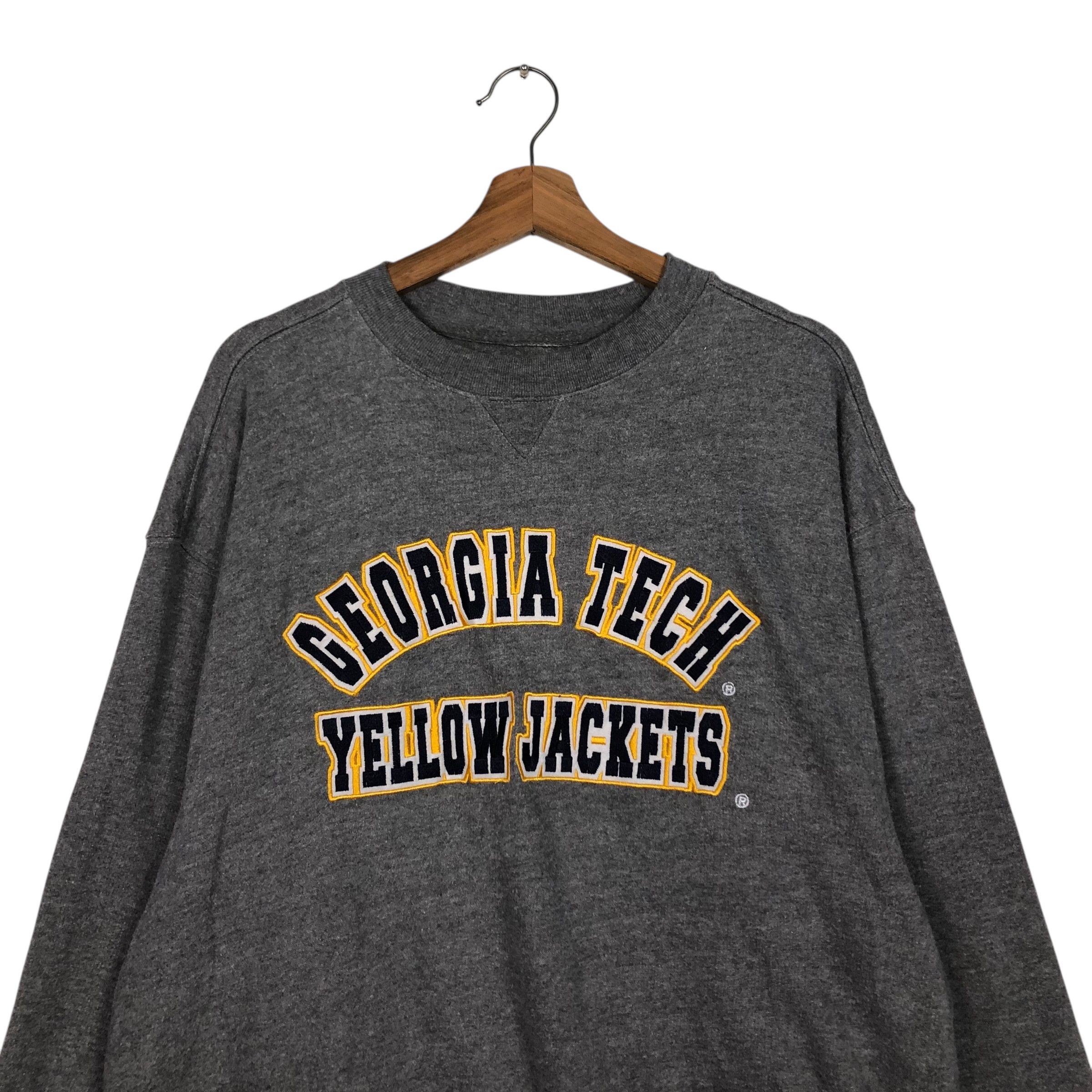 Japanese Brand 📌Vintage Sweatshirt Rich Grey Georgia Tech Big Logo Size US M / EU 48-50 / 2 - 4 Thumbnail