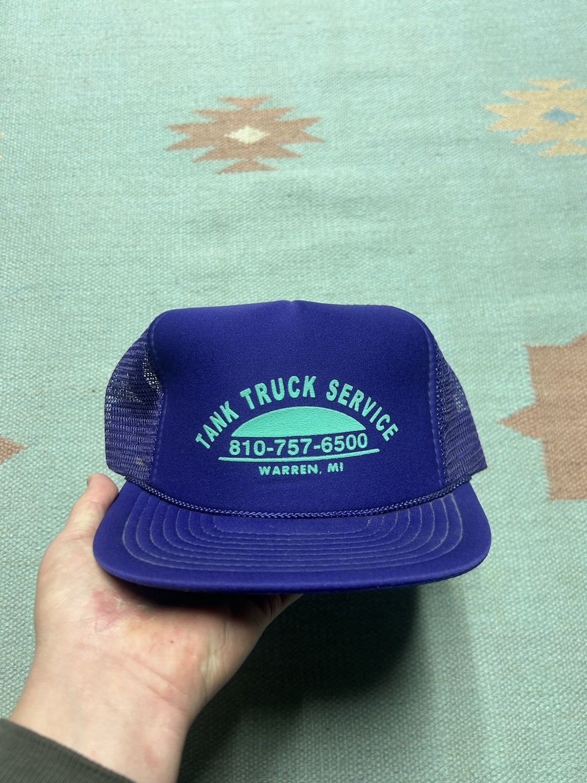 Vintage Vintage trucker hat tank truck service Michigan hornets Size ONE SIZE - 2 Thumbnail