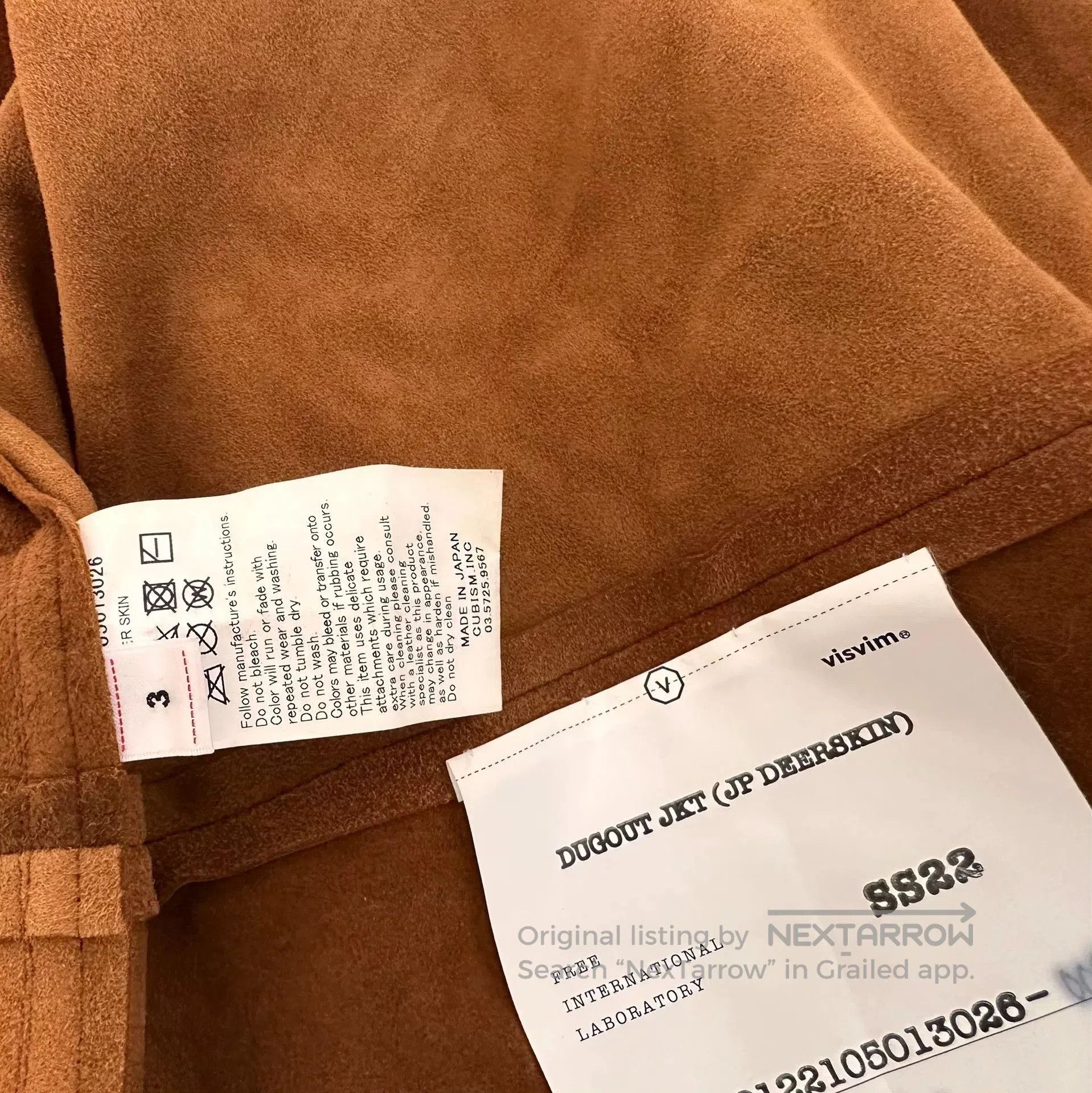 Visvim visvim dugout jkt deerskin baseball jacket. Size US S / EU 44-46 / 1 - 5 Thumbnail