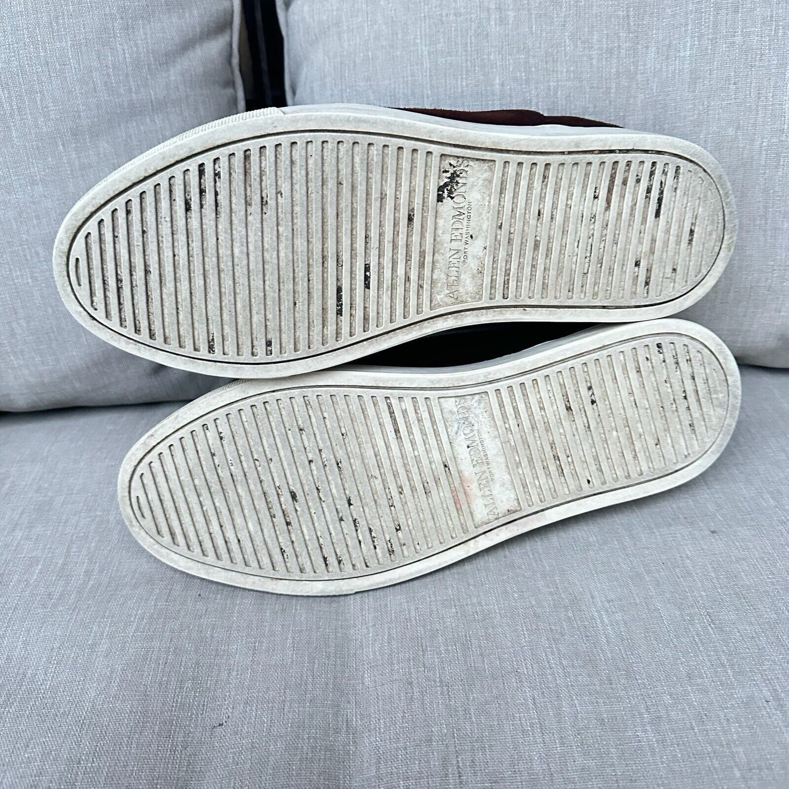Allen Edmonds Allen Edmonds Courtside Slip On Shearling Loafer Suede 9.5 Size US 9.5 / EU 42-43 - 11 Thumbnail