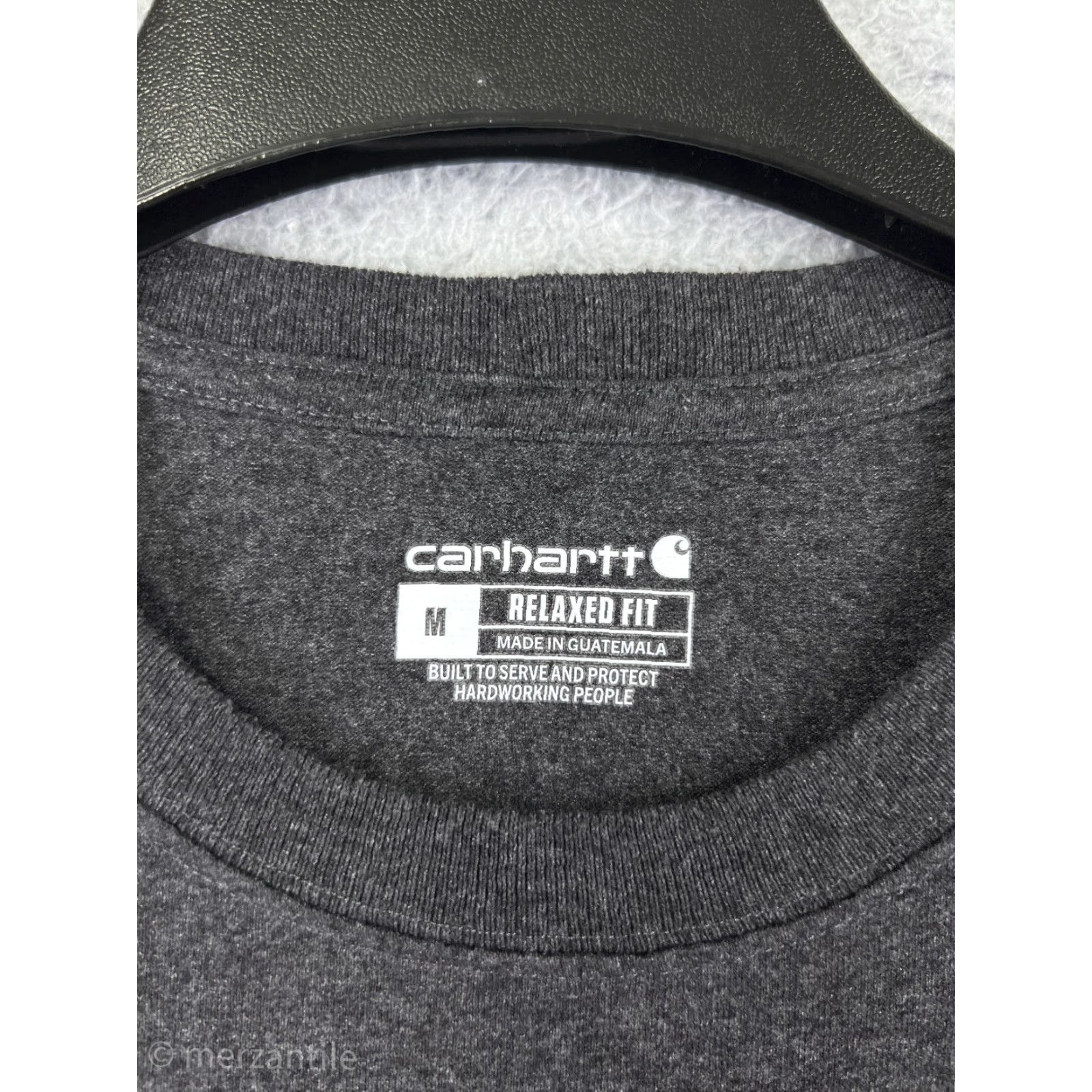 Carhartt Carhartt Shirt Mens Medium Gray Dark Heather Relaxed Fit Cotton Blend Workwear T-Shirt Logo Embroidered Mens 90s Theme (If '90s' not applicable omit) Size US M / EU 48-50 / 2 - 3 Thumbnail