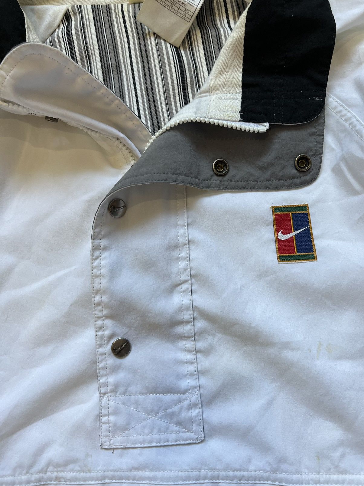Nike Vintage 90’s Nike White Anorak Jacket Size US XL / EU 56 / 4 - 5 Thumbnail