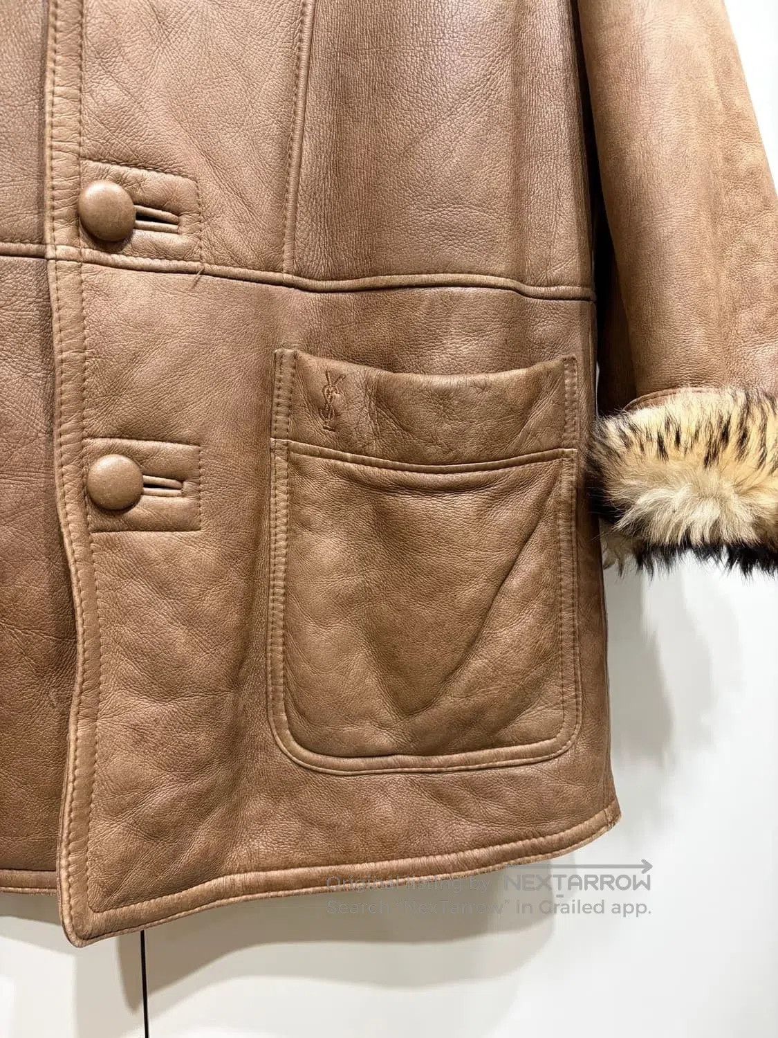 Yves Saint Laurent Yves Saint Laurent Vintage Sheepskin Jacket. Size M / US 6-8 / IT 42-44 - 6 Thumbnail