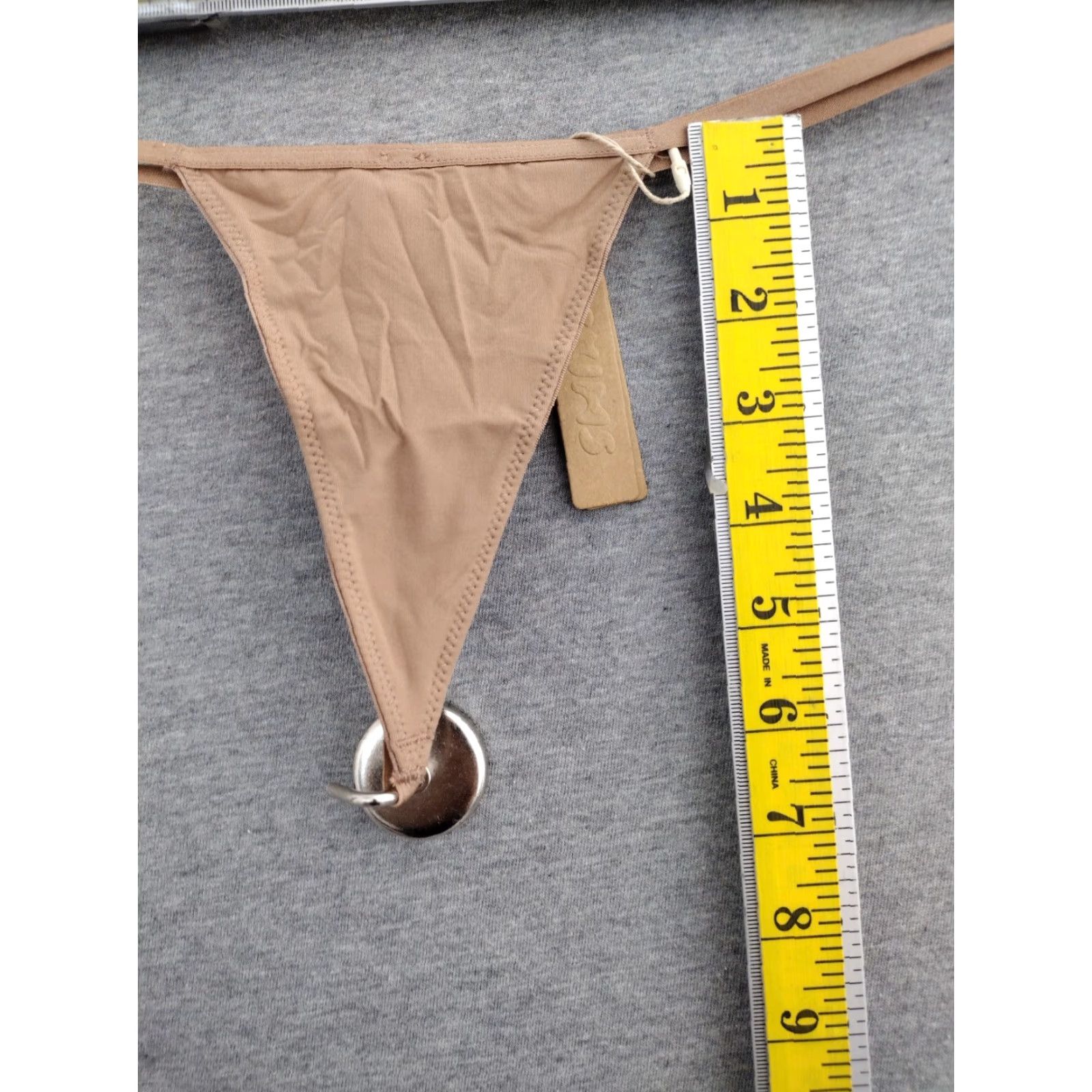 SKIMS VINTAGE SKIMS Fits Everybody T-Back Micro Thong Panty Women's L Sienna Thong/String Womens 90s? Size 36" / US 14 / IT 50 - 6 Thumbnail