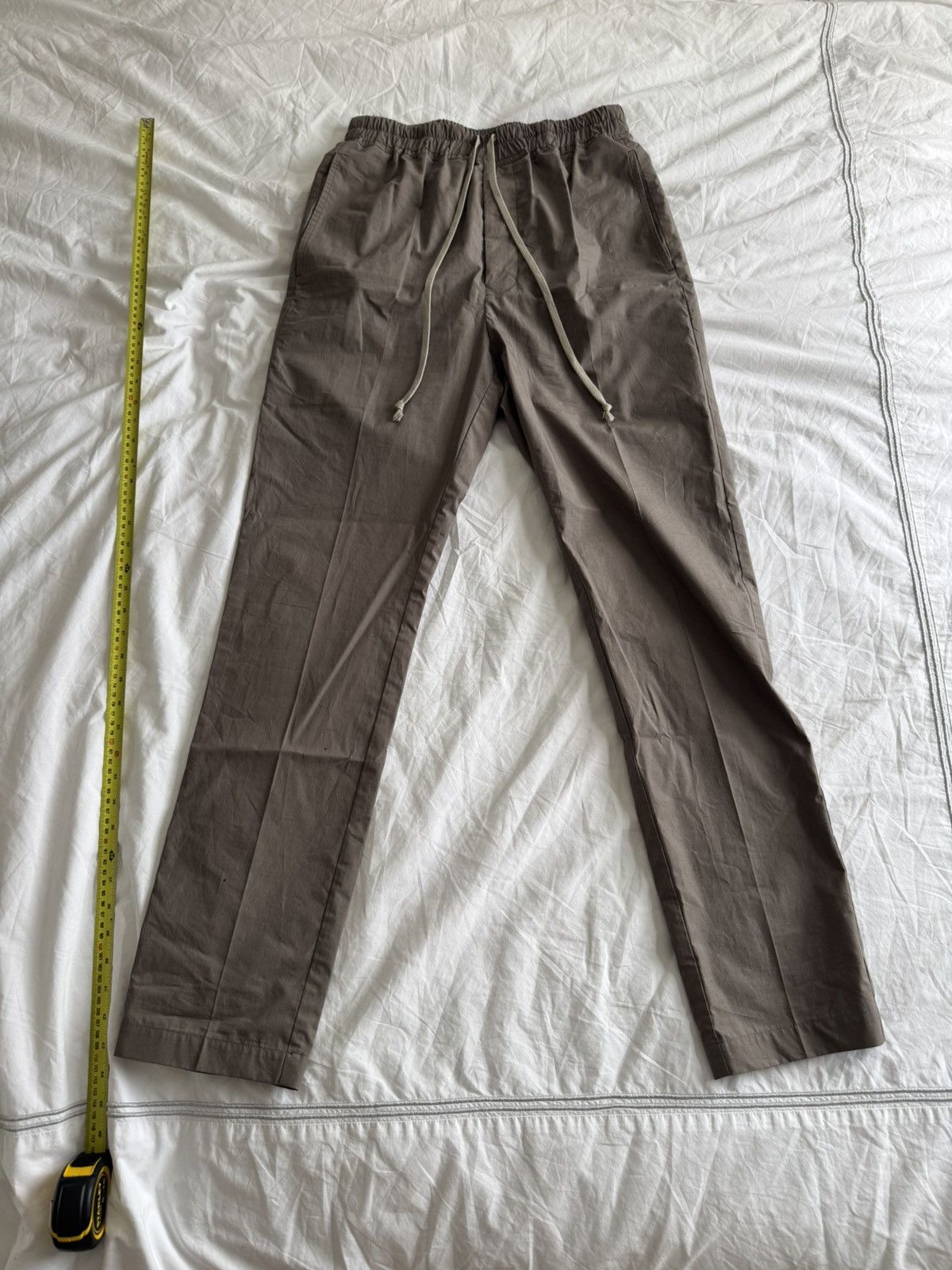 Rick Owens Dark Dust drop crotch light trouser Size US 30 / EU 46 - 2 Thumbnail
