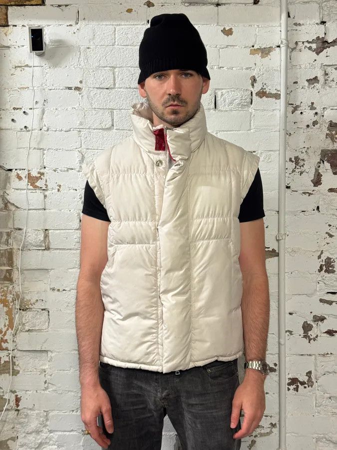 Prada 2000s Prada White Puffer Hooded Vest Jacket Size US L / EU 52-54 / 3 - 2 Thumbnail
