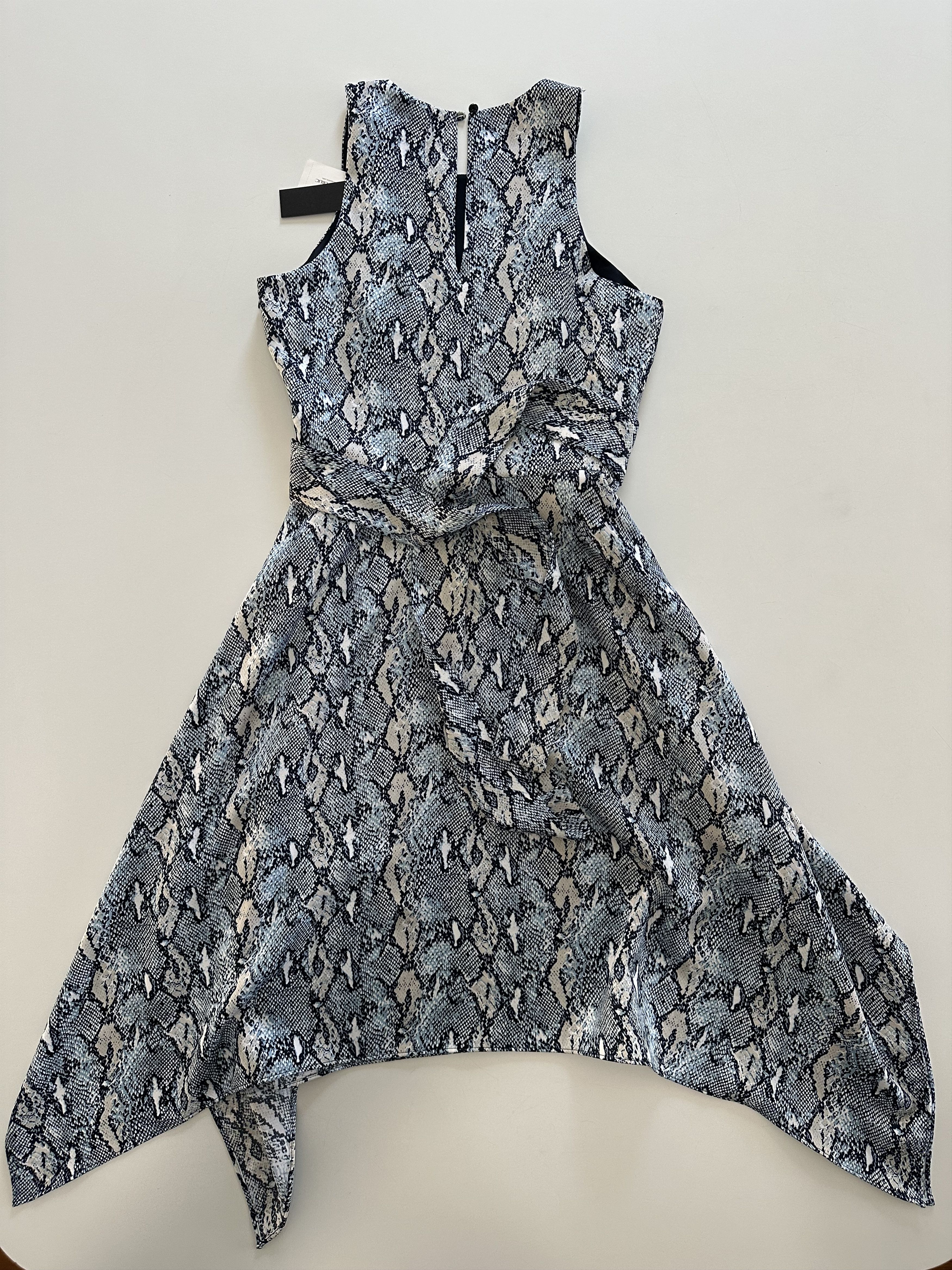 Banana Republic Banana Republic Women's Size 8 Snakeskin Blue Fit Dress Size M / US 6-8 / IT 42-44 - 1 Thumbnail