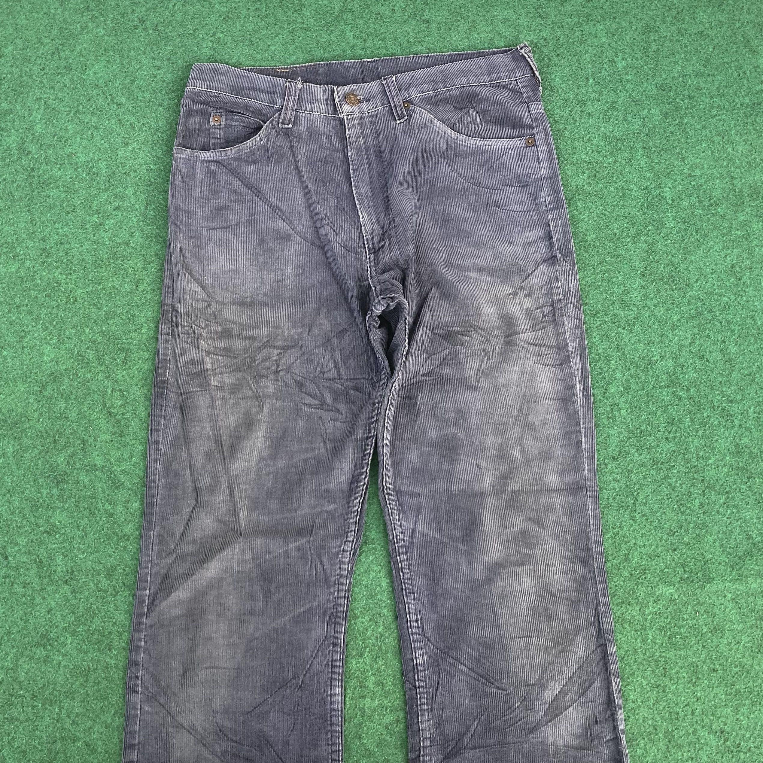 Levi's × Vintage Vtg Levis 517 Denim Sz 32 Flared Corduroy Bootcut Jeans Size US 32 / EU 48 - 3 Thumbnail
