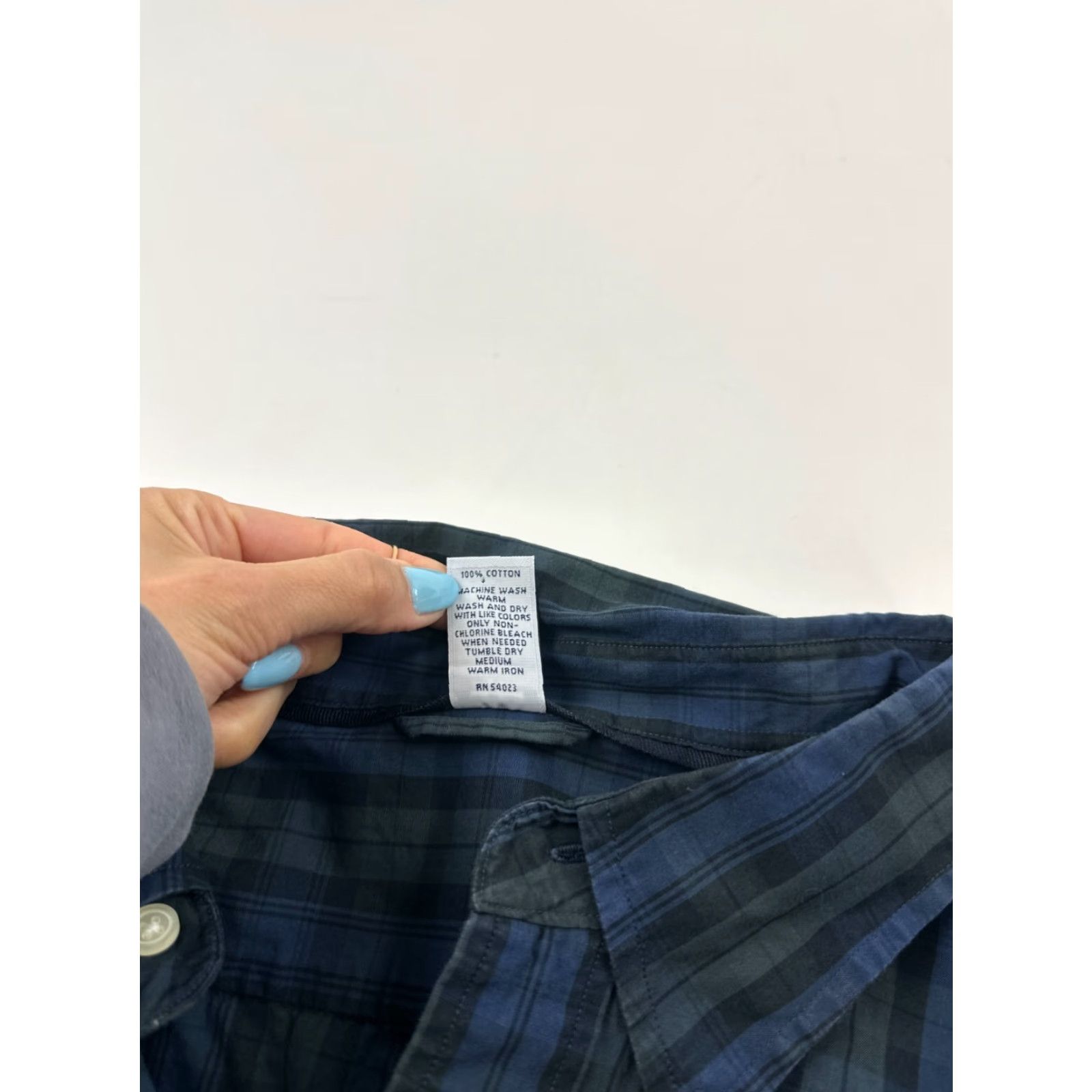 Gap VINTAGE Gap Men's Shirt 2XL Casual Plaid Cotton Long Sleeve Button-Down Collar Mâch Washable Size US XXL / EU 58 / 5 - 4 Thumbnail