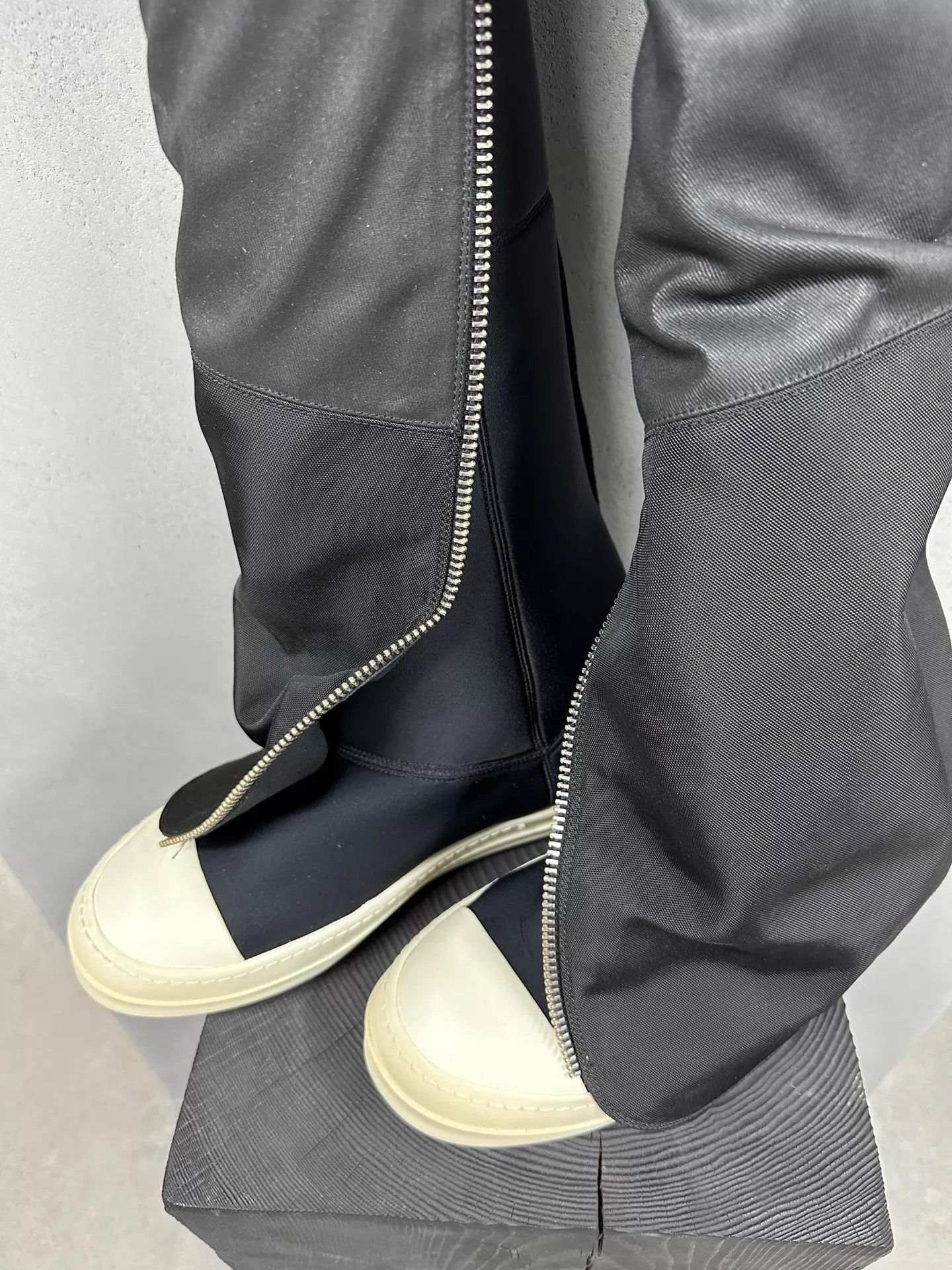 Rick Owens Rick Owens Drkshdw Waxed Fetish Draped Boots 41.5 (Non-23ss) Size US 8.5 / EU 41-42 - 4 Thumbnail