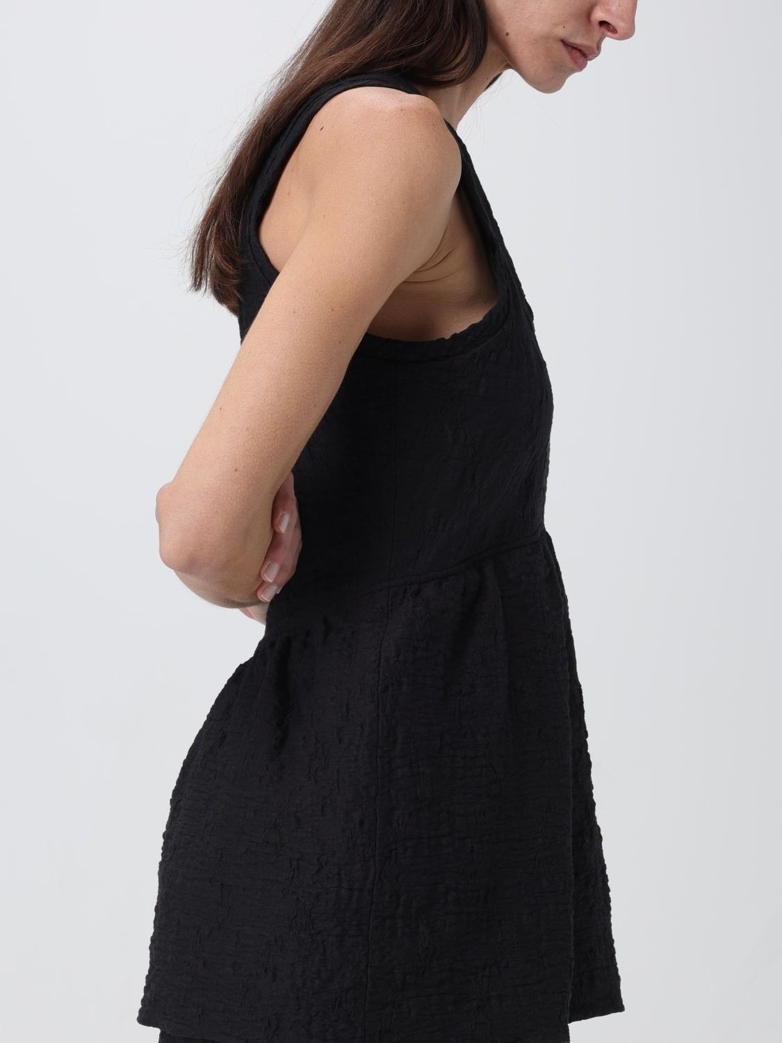 Jil Sander o1mt1gz0625 Midi Dress in Black Size XL / US 12-14 / IT 48-50 - 5 Thumbnail