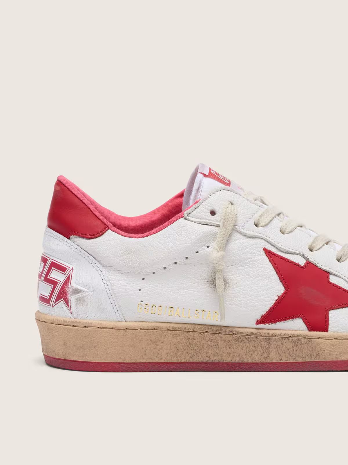 Golden Goose o1d2blof0326 Super-Star Sneakers in White/Red Size US 9 / EU 42 - 5 Thumbnail