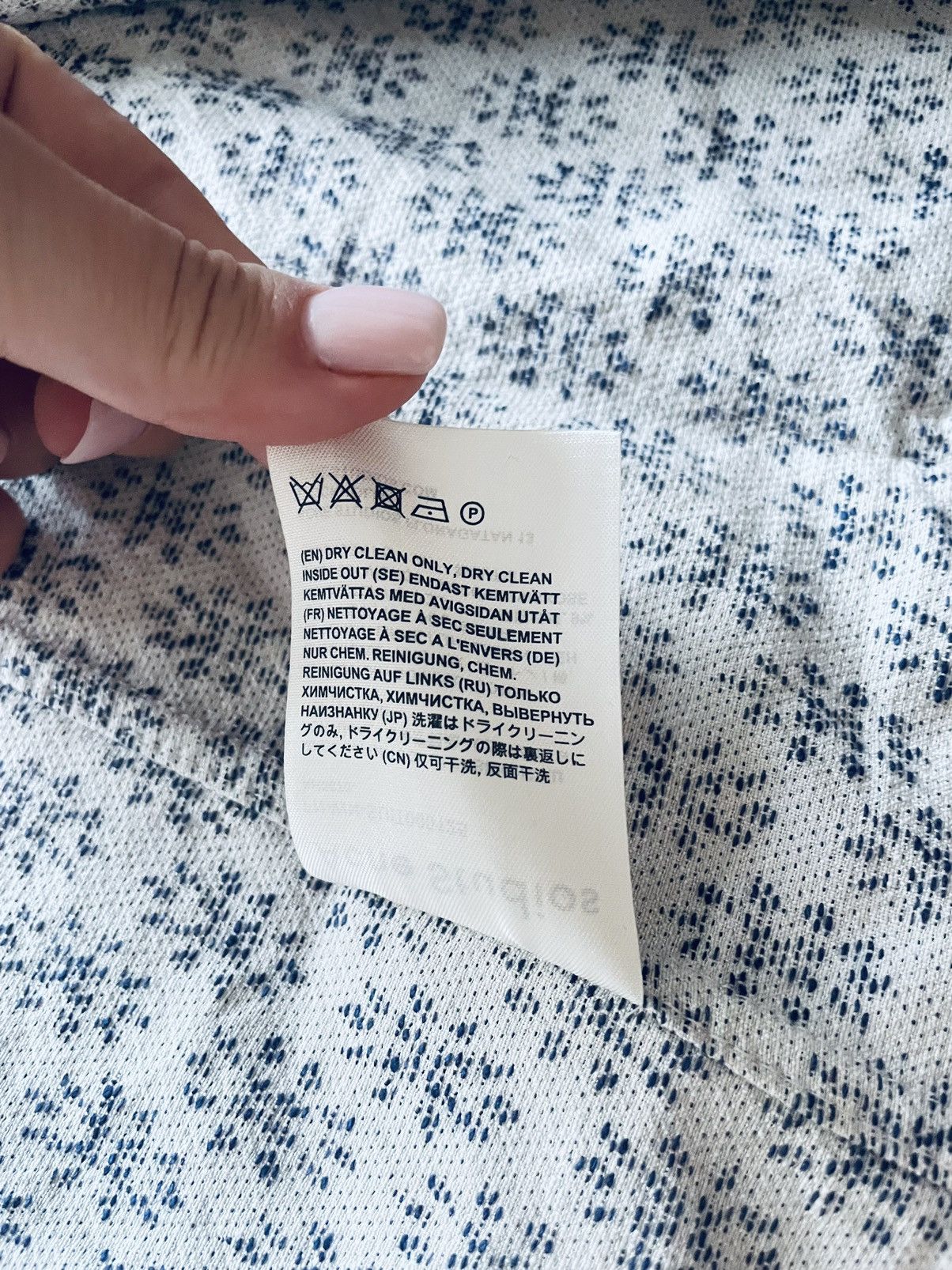 Acne Studios Acne Studios, Floral jacquard double breasted blazer Size S / US 4 / IT 40 - 3 Thumbnail