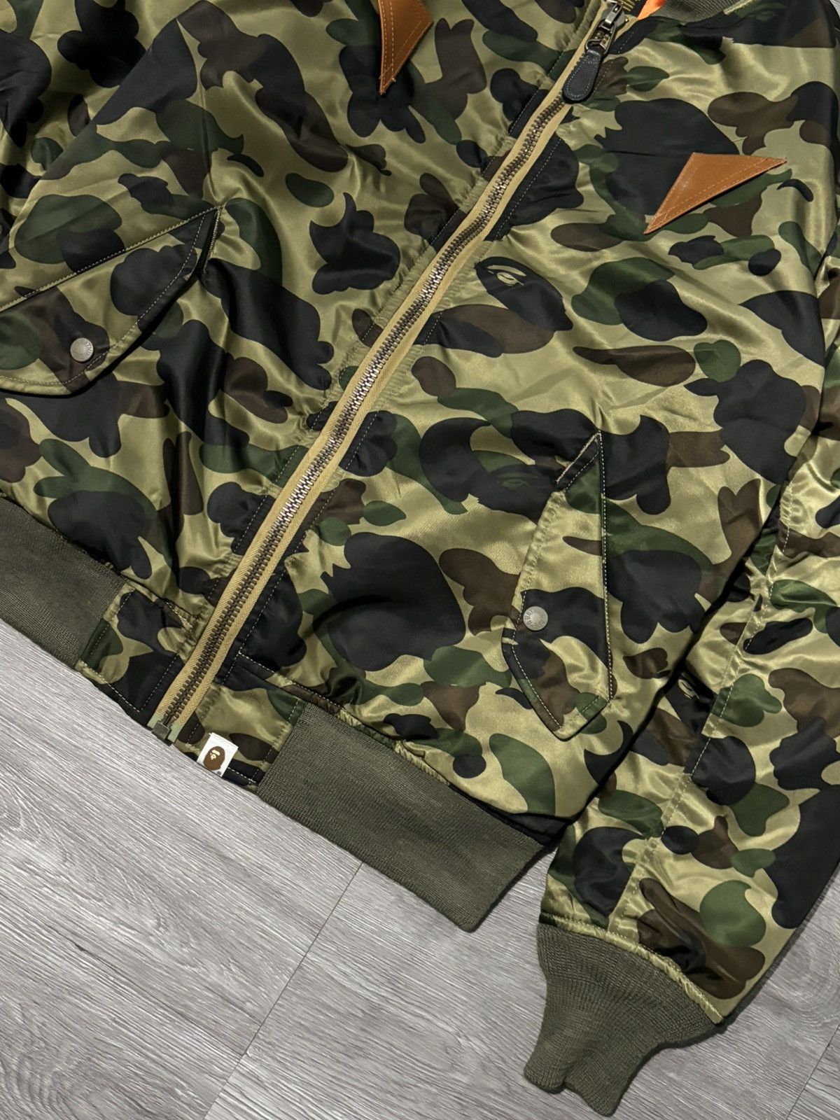 Bape Bape - First Camo Flight Jacket Size US M / EU 48-50 / 2 - 5 Thumbnail