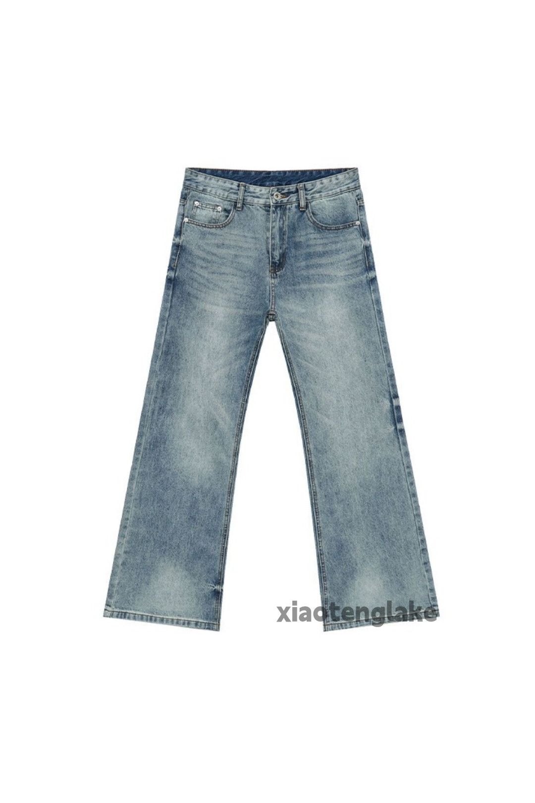 Jean xz vintage washed faded cleanfit yuppie bootcut jeans Size US 33 - 5 Thumbnail