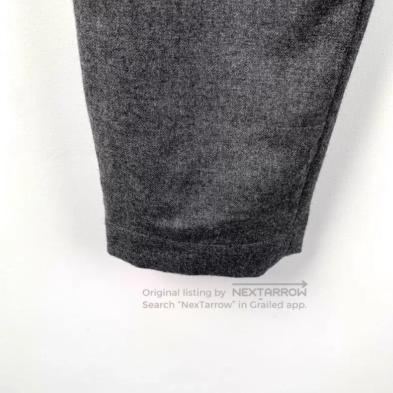 Brunello Cucinelli Brunello Cucinelli Dark gray beaded wool casual long pants Size US 26 / EU 42 - 4 Thumbnail