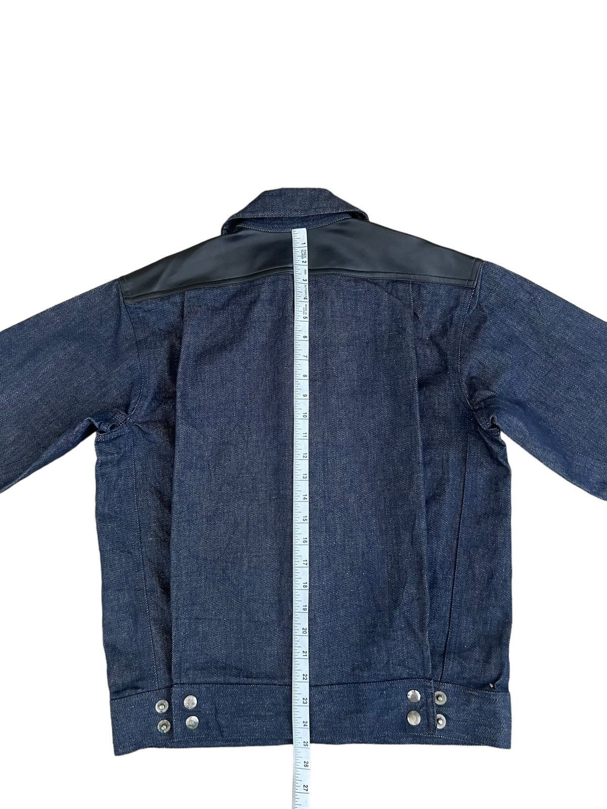 Vintage Vintage YOSHISEI Sports Wear "Colosseum" Hybrid Denim Jacket Size US M / EU 48-50 / 2 - 5 Thumbnail