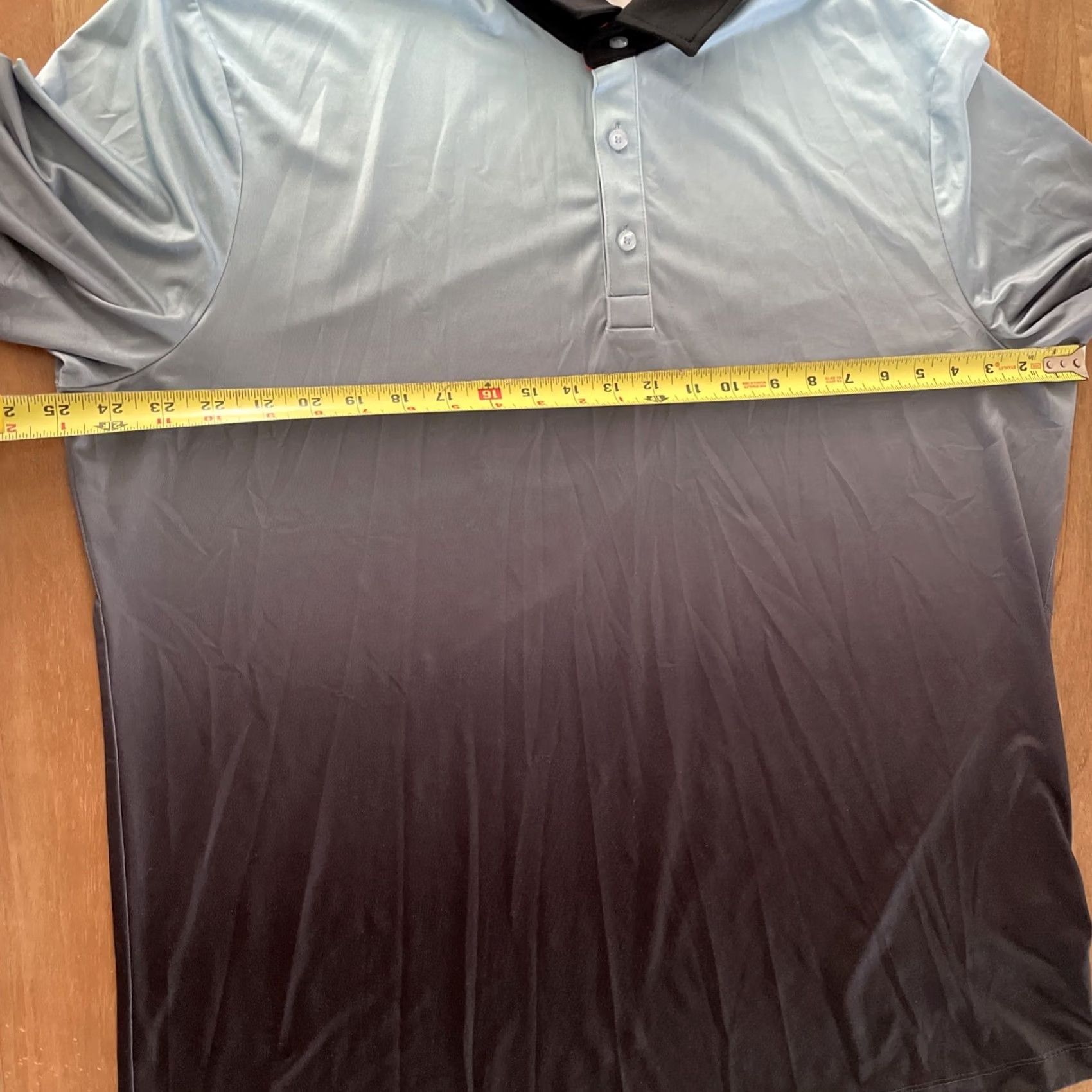 Vintage Redvanly Polo Shirt Mens XL Ombre Gradient Performance Tech Golf Stretch Golf Shirt Size US XL / EU 56 / 4 - 8 Thumbnail