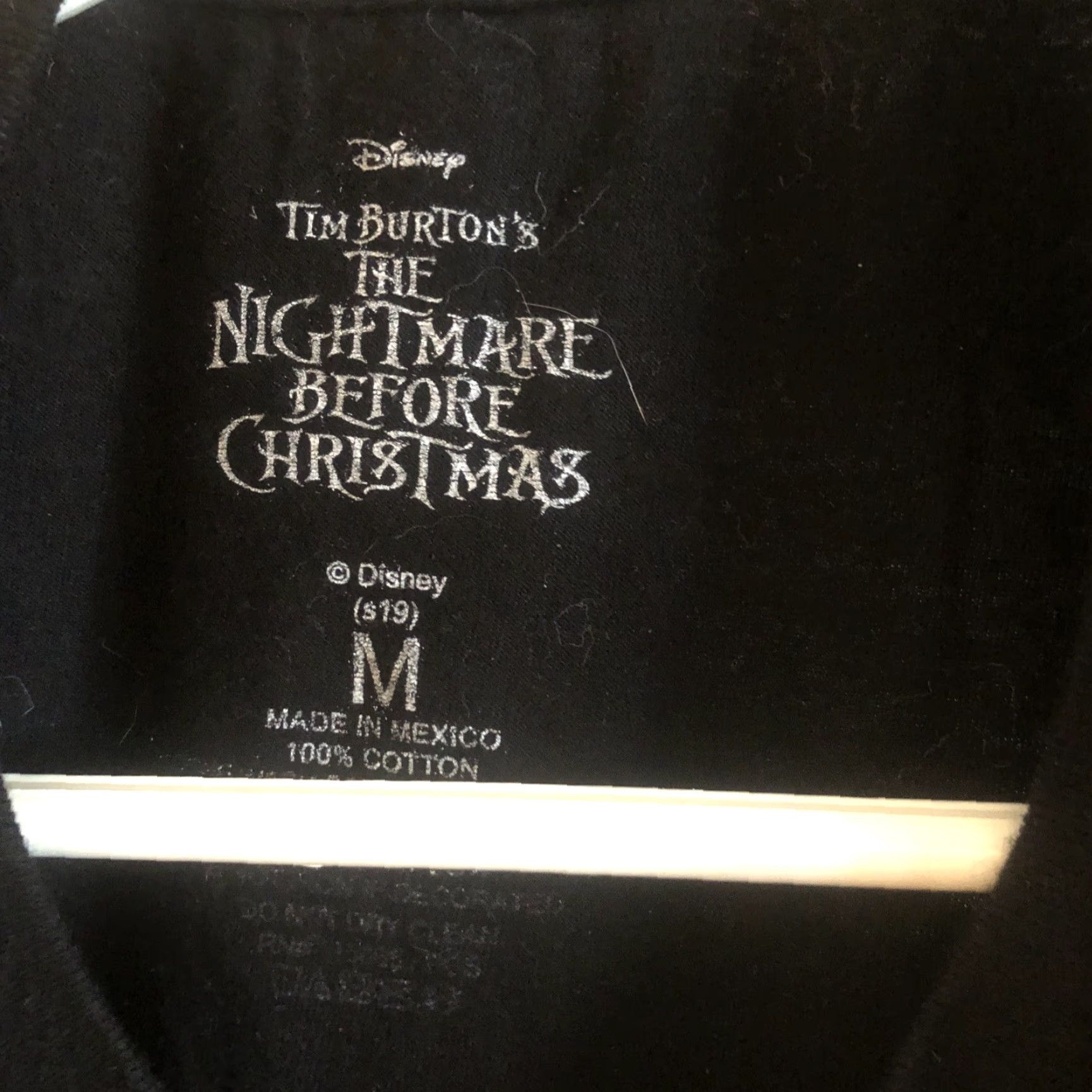 Disney Disney The Nightmare Before Christmas Shirt Mens M Black Tee Jack Skellington Halloween Movie Shirt Mens Size US M / EU 48-50 / 2 - 3 Thumbnail