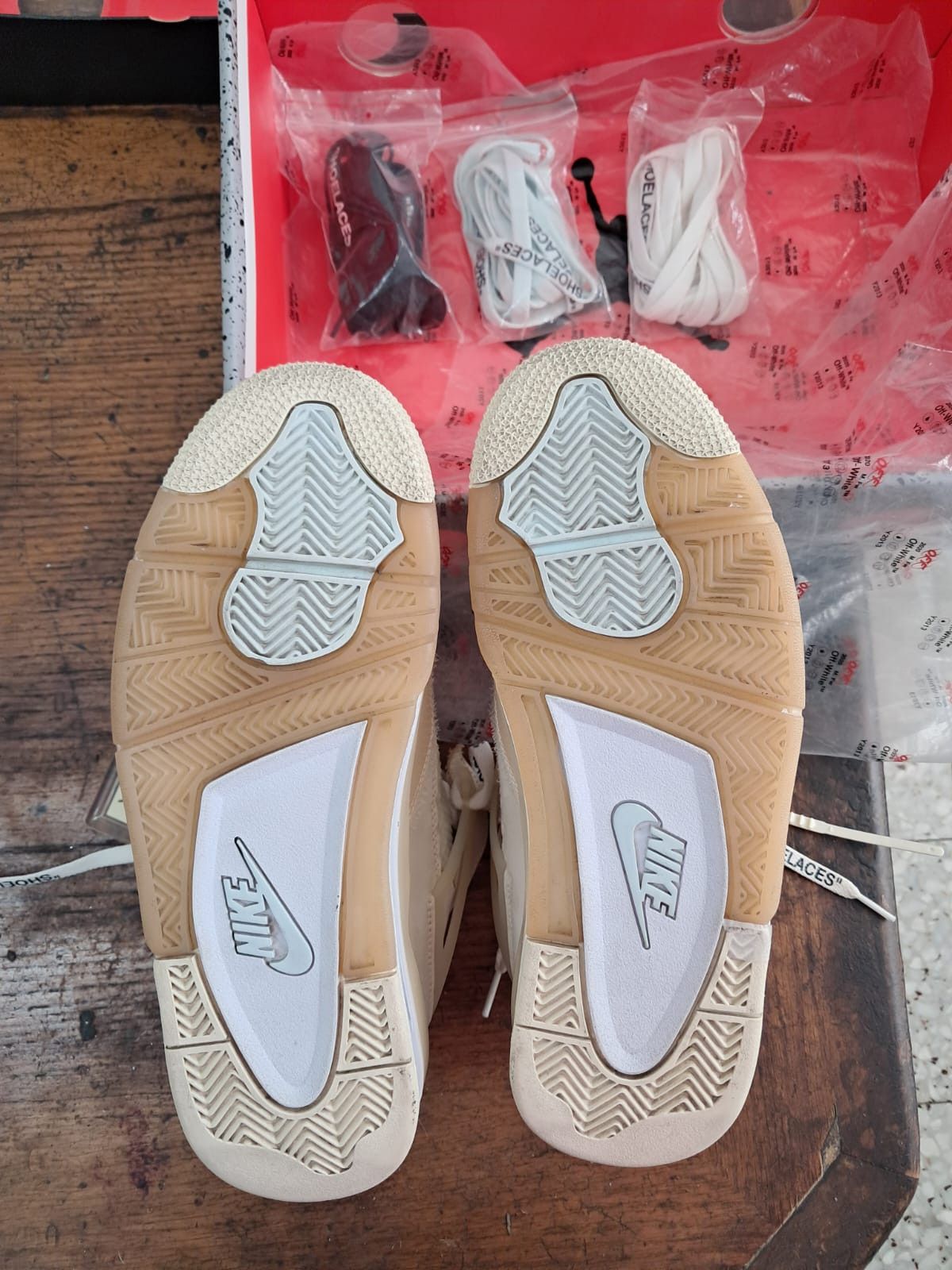Nike JORDEN 4 OFF WHITE SAIL Size US 7.5 / EU 40-41 - 5 Thumbnail
