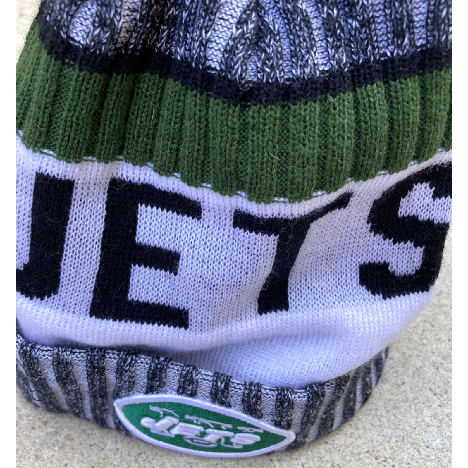 New Era New Era New York Jets Multicolor NFL Spell-Out Beanie One Size Tassel NY Size ONE SIZE - 6 Thumbnail