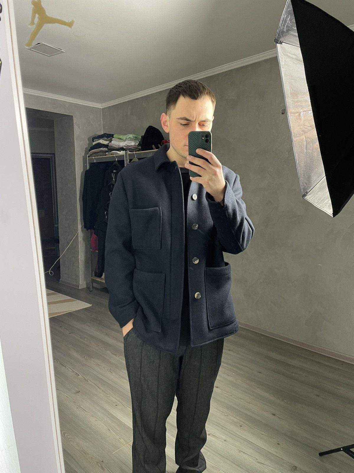 Doppiaa Doppiaa AALBION JACKET WITH SHIRT COLLAR Size US L / EU 52-54 / 3 - 5 Thumbnail