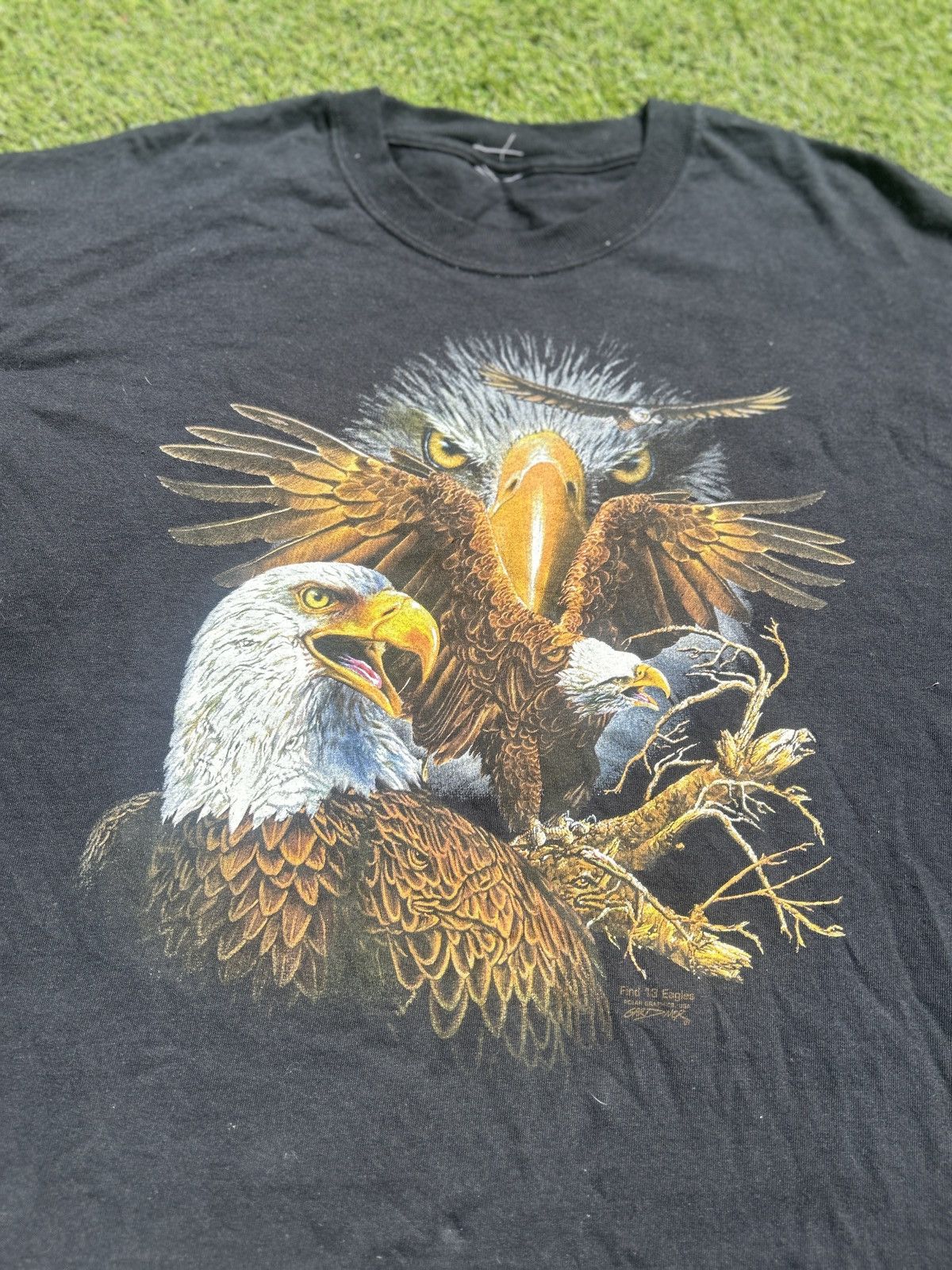 Vintage Vintage 90s Bald Eagle “Find 13 Eagles” T-Shirt Size US XL / EU 56 / 4 - 2 Thumbnail