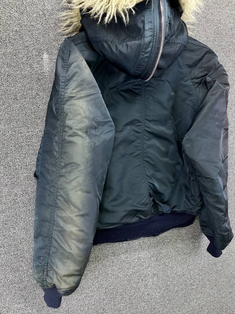 Alpha Industries Vintage Alpha Industries N-2B Attached Hood Flight Jacket Size US L / EU 52-54 / 3 - 11 Thumbnail