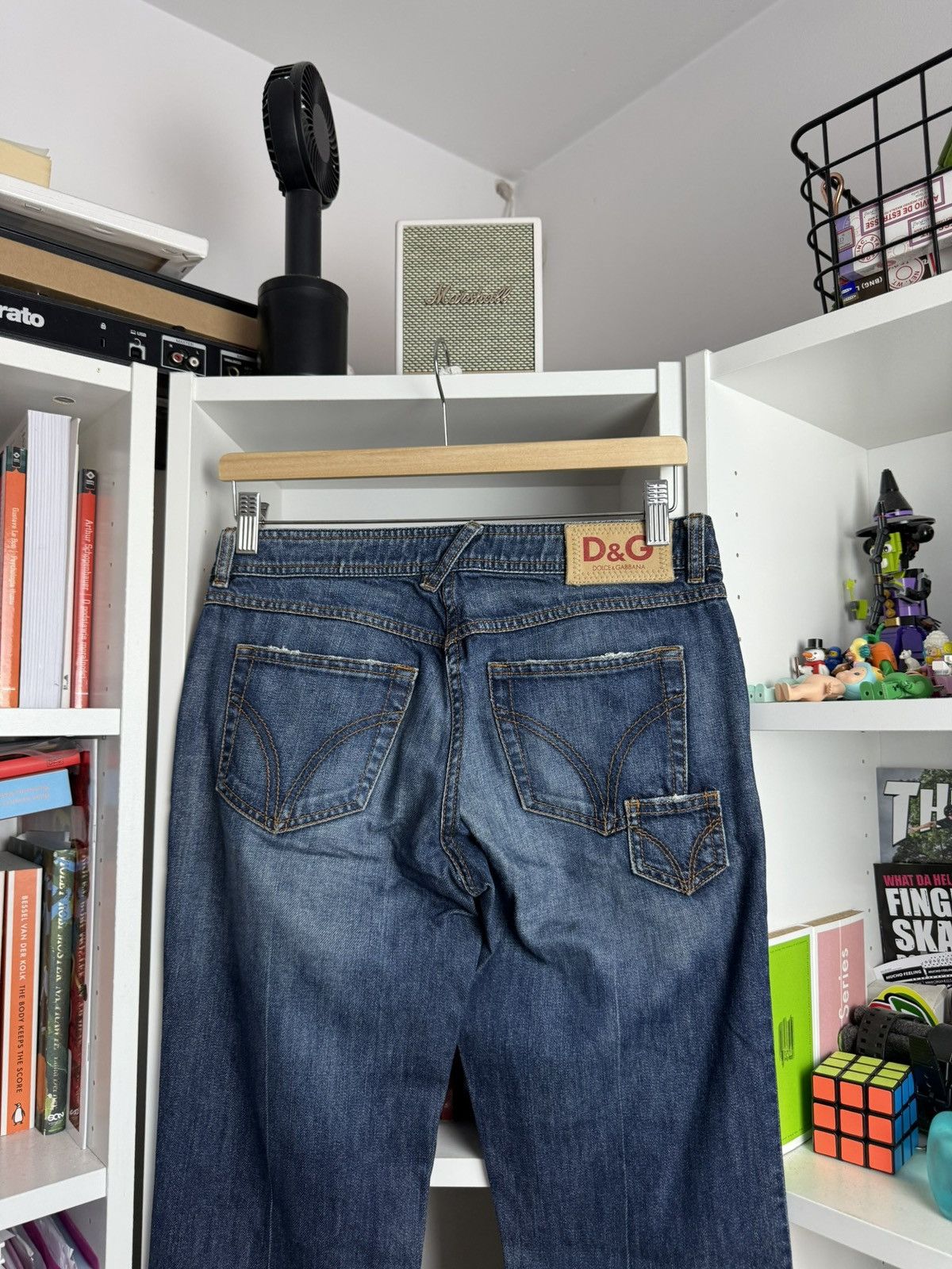 Designer × Dolce & Gabbana Vintage y2k Dolce & Gabbana flared denim pants 26 avantgarde Size 26" / US 2 / IT 38 - 6 Thumbnail