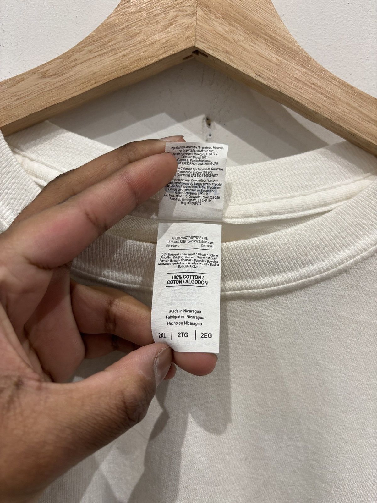 Kanye West Kanye West Saint Pablo Wolves Oct25th Long Sleeve Tee White Size US XXL / EU 58 / 5 - 5 Thumbnail