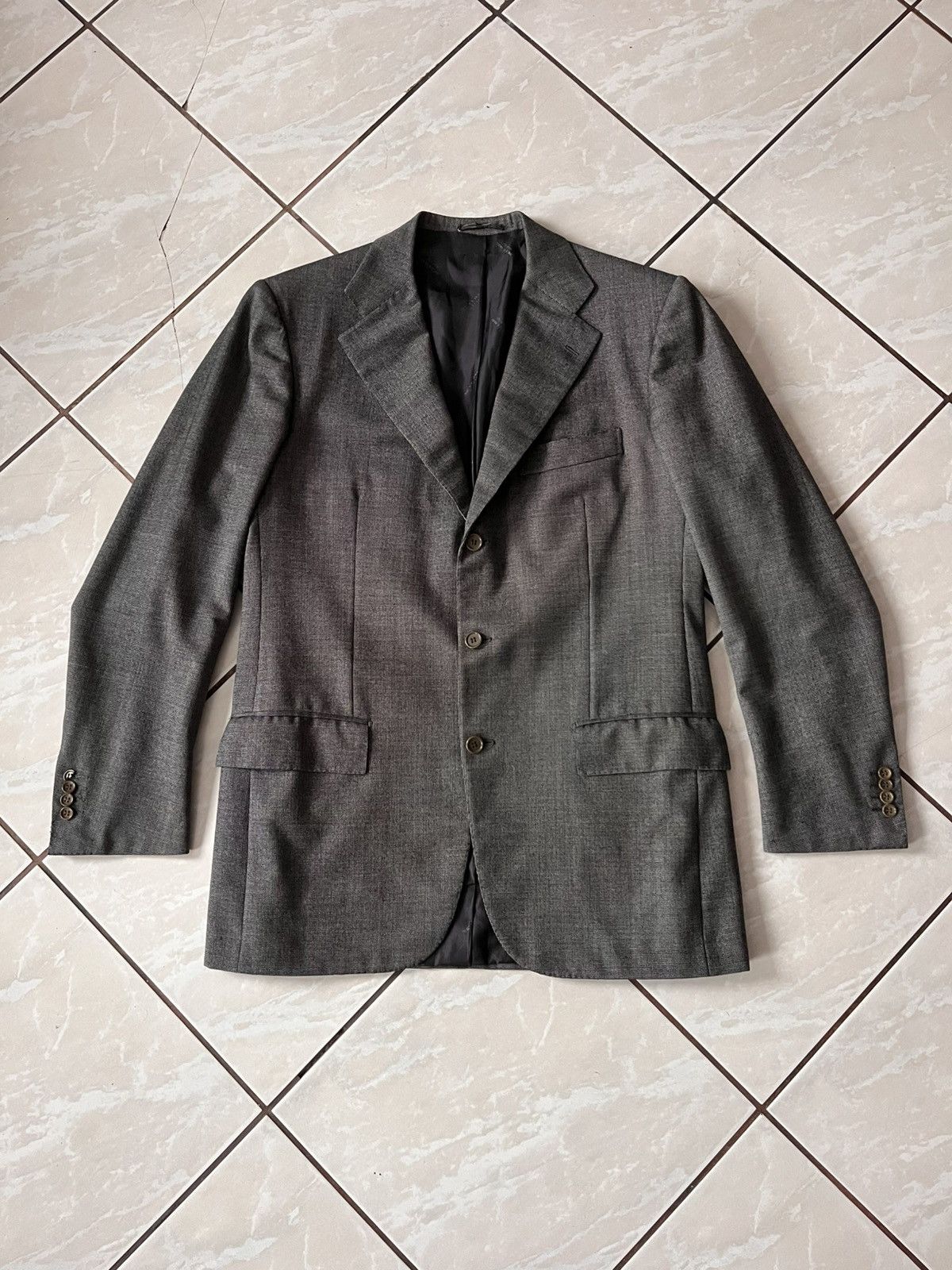 Kiton Kiton Napoli Wool Cashmere Blazer Coat Jacket 3 Button Italy Size 50R - 1 Thumbnail