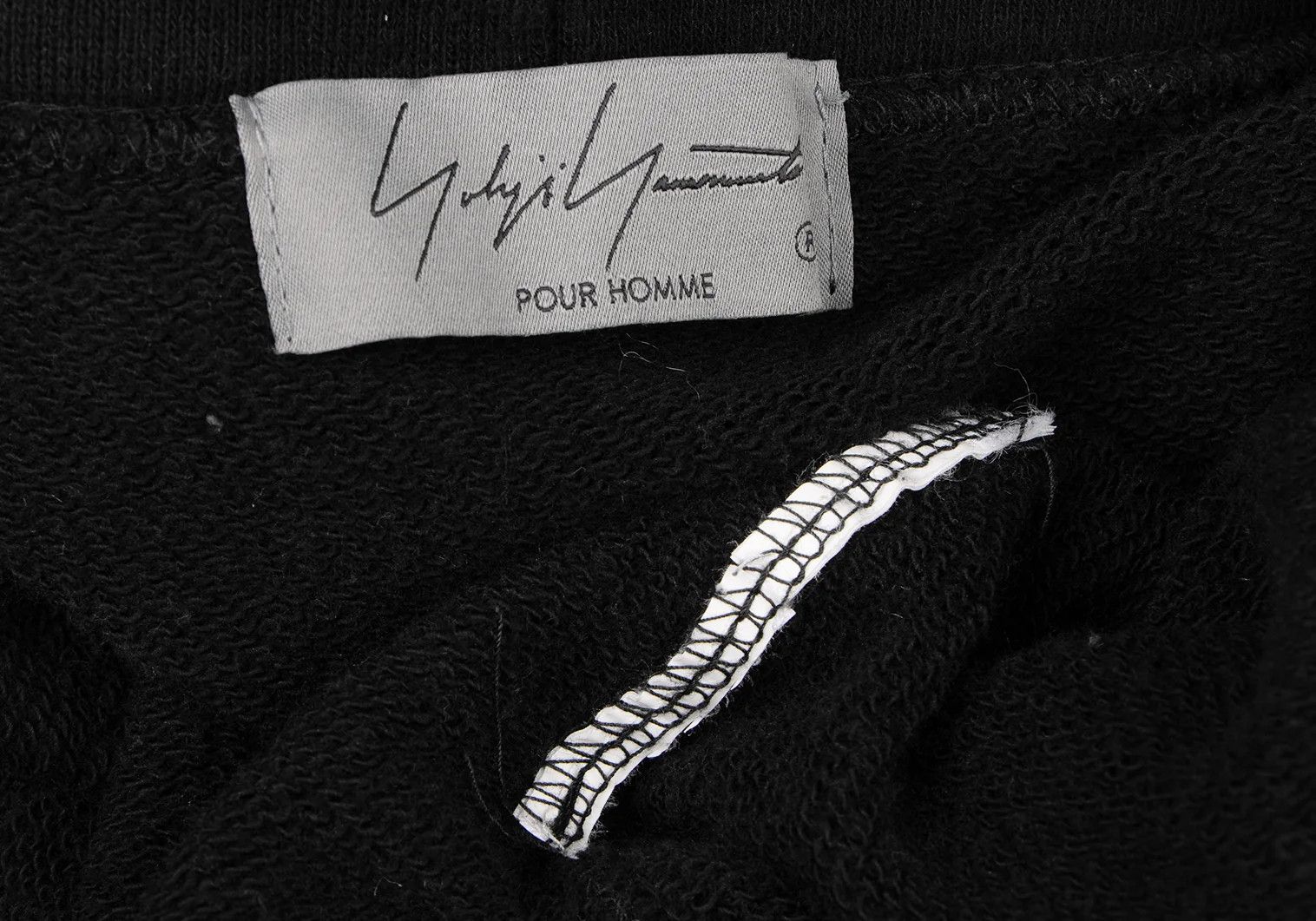 Yohji Yamamoto Yohji Yamamoto Signature Logo Print Hoodie Size US L / EU 52-54 / 3 - 18 Thumbnail