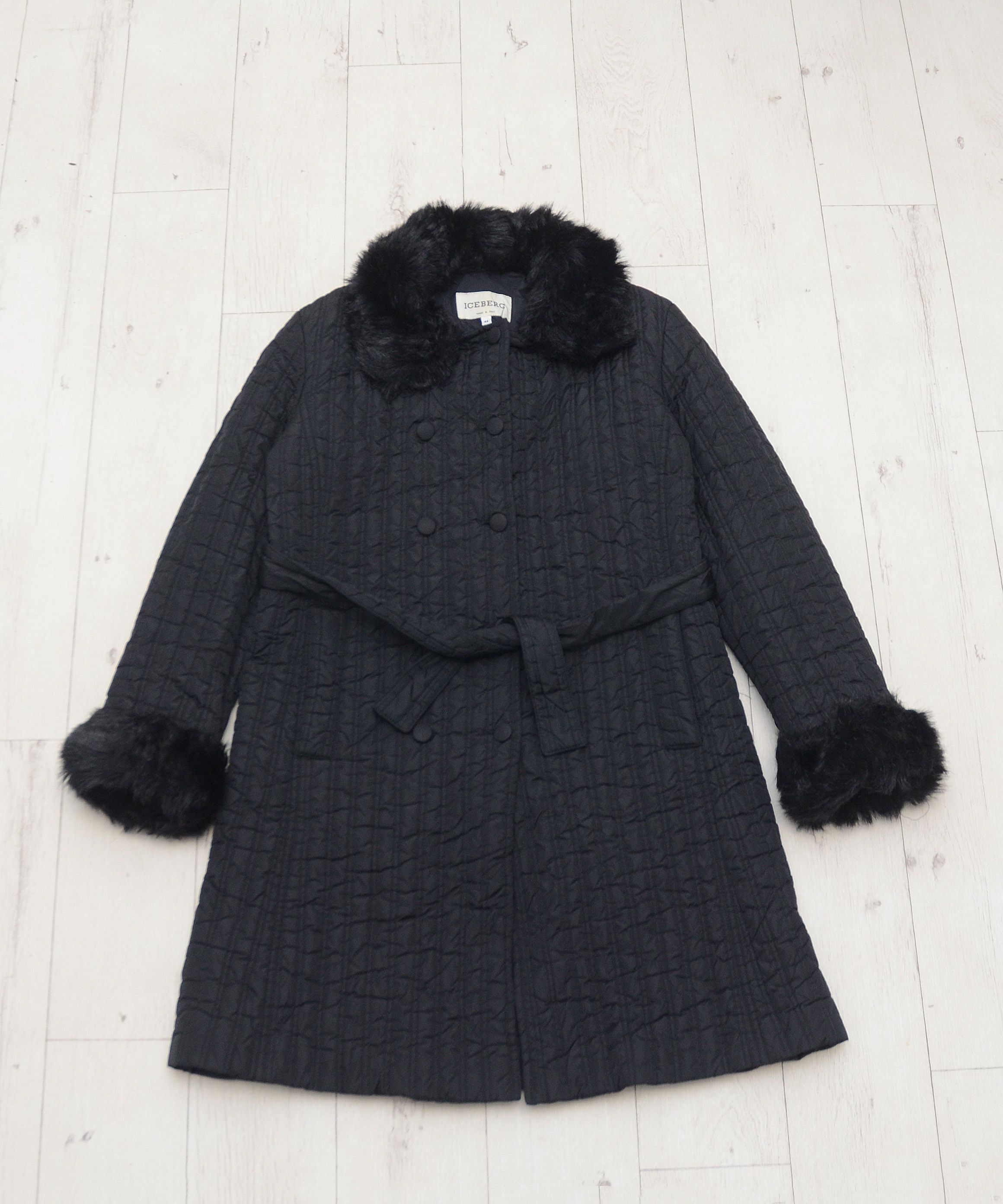 Iceberg Vintage Iceberg Coat Fur Quilted Jacket Japanese Style Y2K Size M / US 6-8 / IT 42-44 - 1 Thumbnail