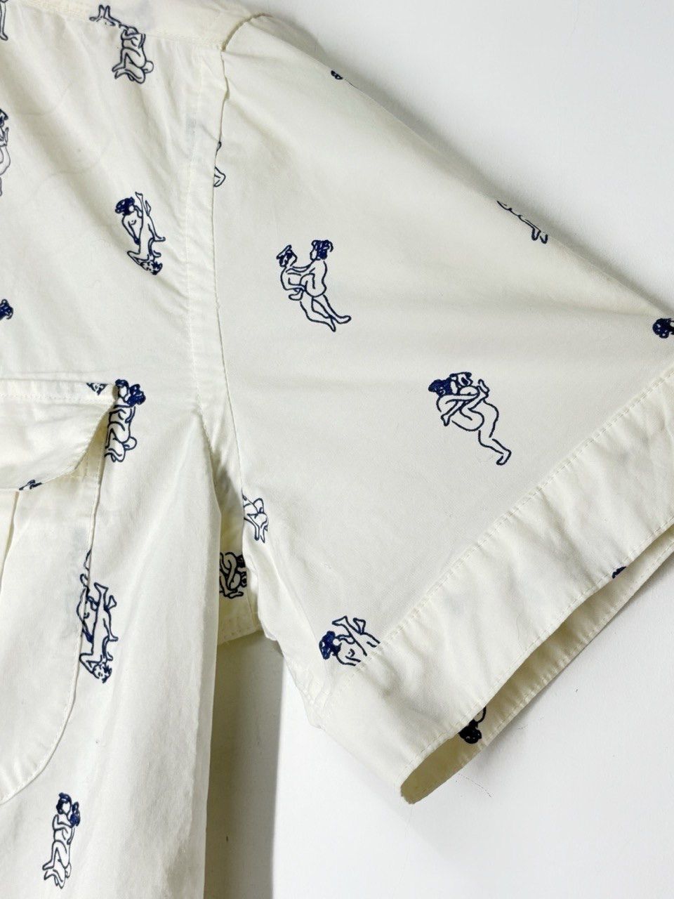Evisu Evisu Japanese Kamasutra All Over Print Short Sleeve Shirt Size US S / EU 44-46 / 1 - 8 Thumbnail