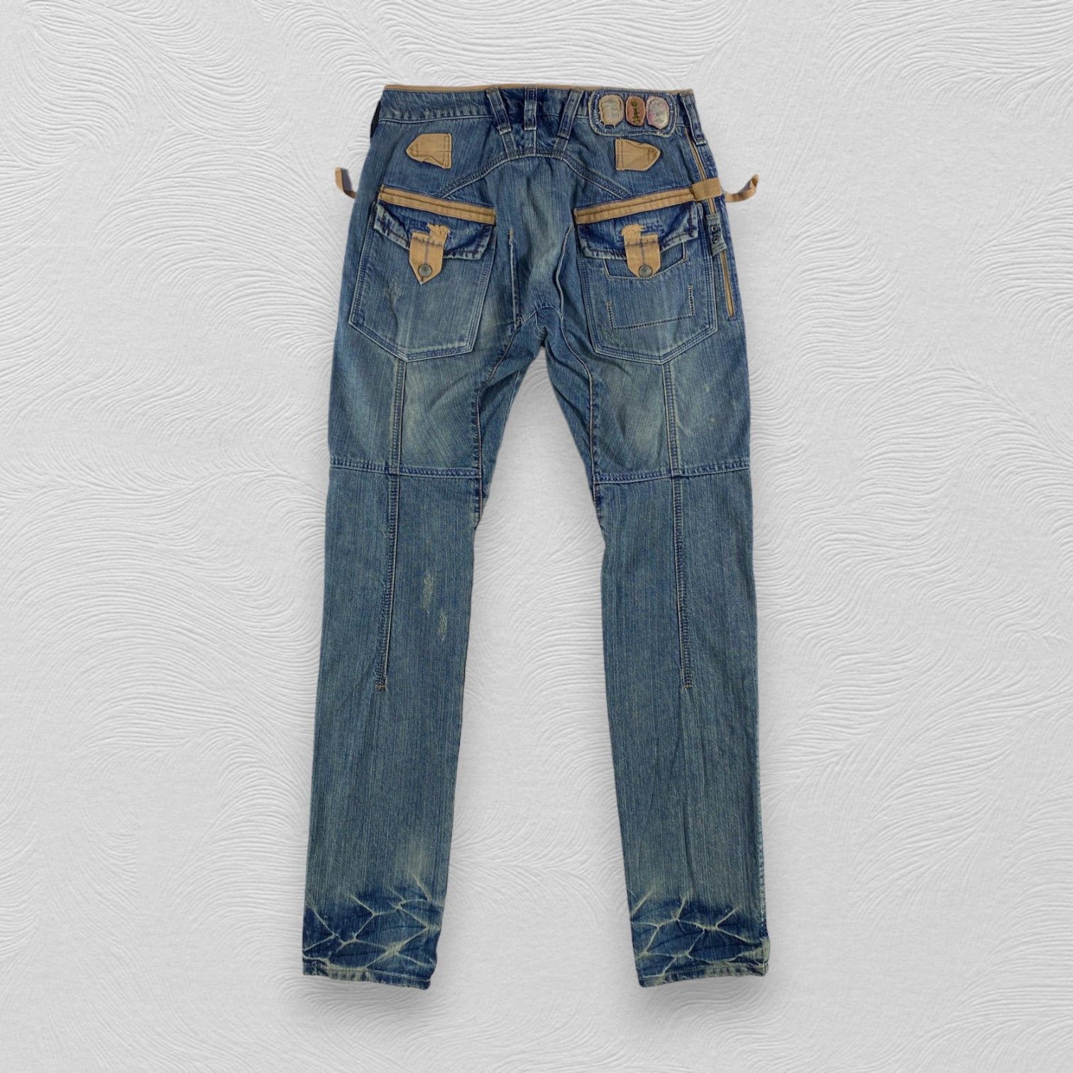 Marithe + Francois Girbaud Marithe Francois Girbaud Jeans Biker Denim KJ3195 Size US 30 / EU 46 - 2 Thumbnail