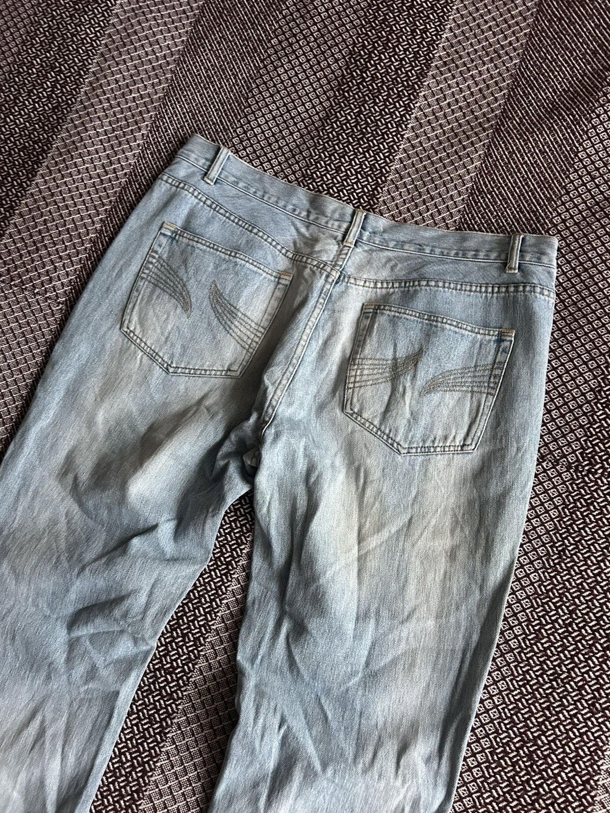 Vintage Vintage Y2K Denim Jeans Graphic Print Faded Pants Streetwear Size US 38 / EU 54 - 6 Thumbnail