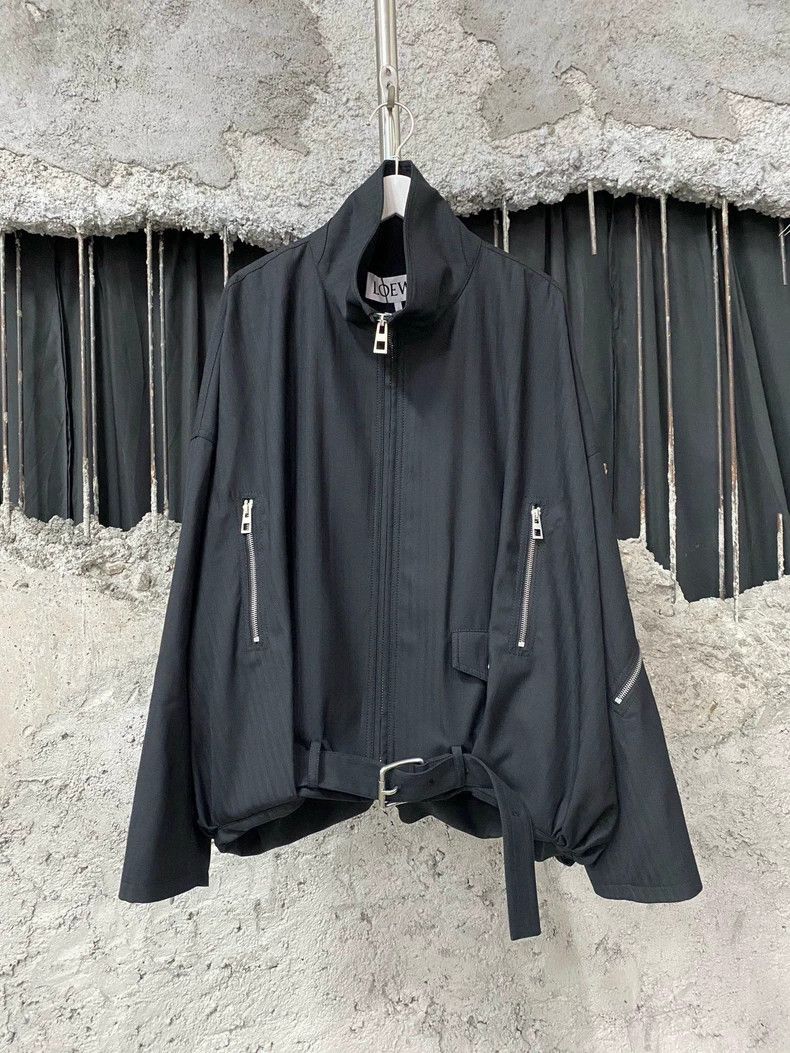 Loewe LOEWE Texture cropped zipper balloon jacket Size XS / US 0-2 / IT 36-38 - 1 Thumbnail