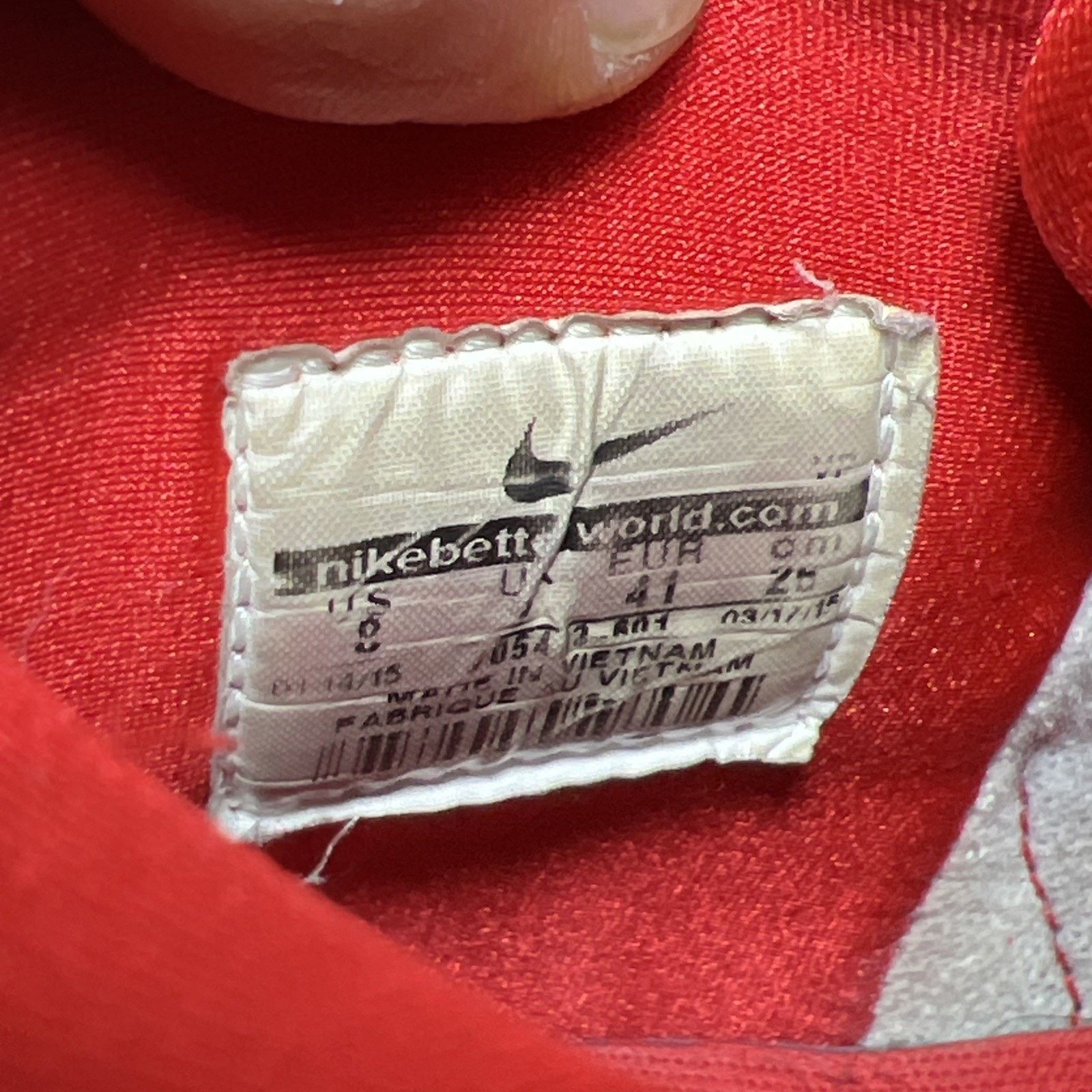Nike Size 8 - Nike Dunk CMFT Premium High Red October Size US 8 / EU 41 - 6 Thumbnail