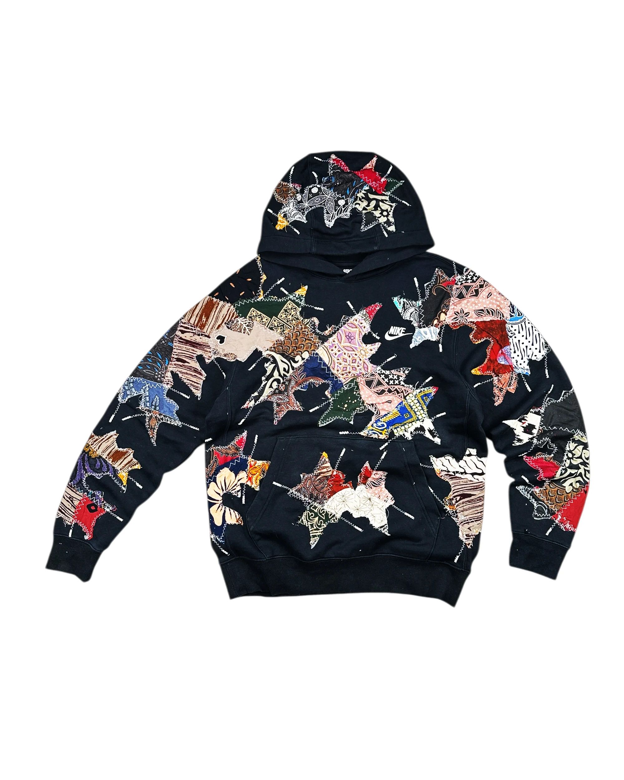 Japanese Brand Re-worked 1 of 1 Handmade Nike Batik Riot Hoodie size M Size US M / EU 48-50 / 2 - 3 Thumbnail