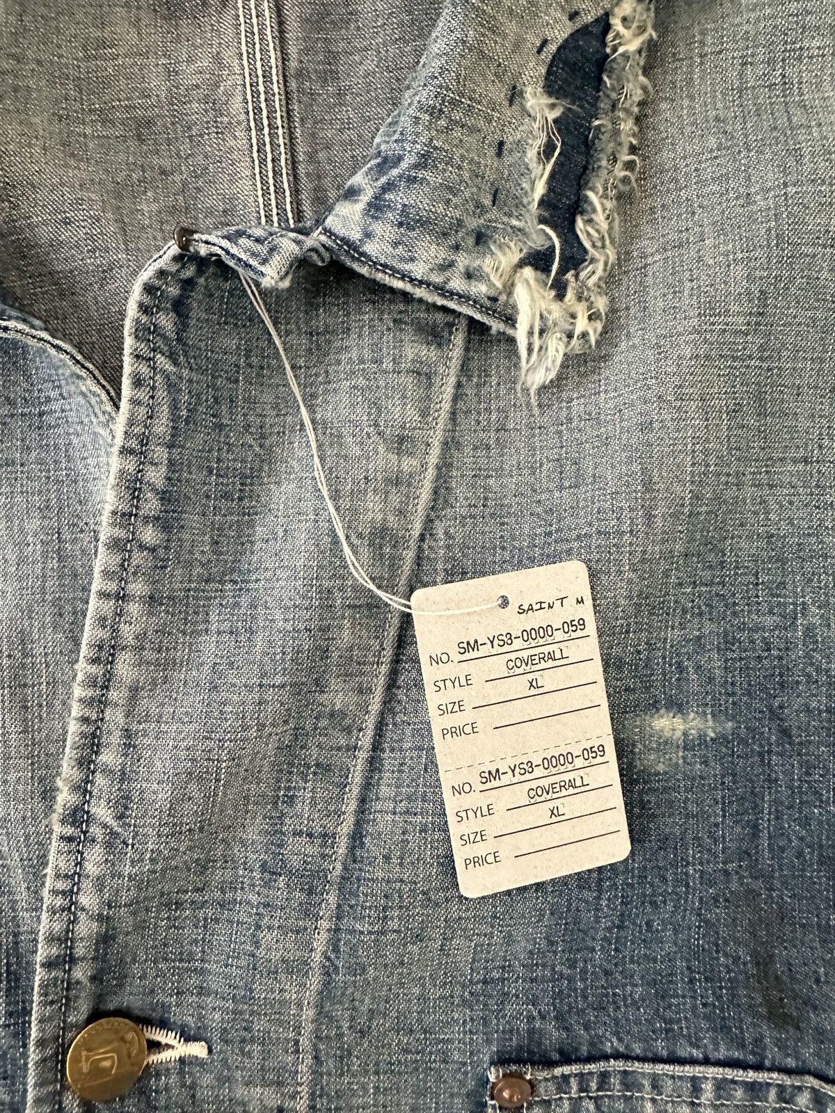 Saint Michael Saint Michael coverall denim Jacket Size US XL / EU 56 / 4 - 6 Thumbnail