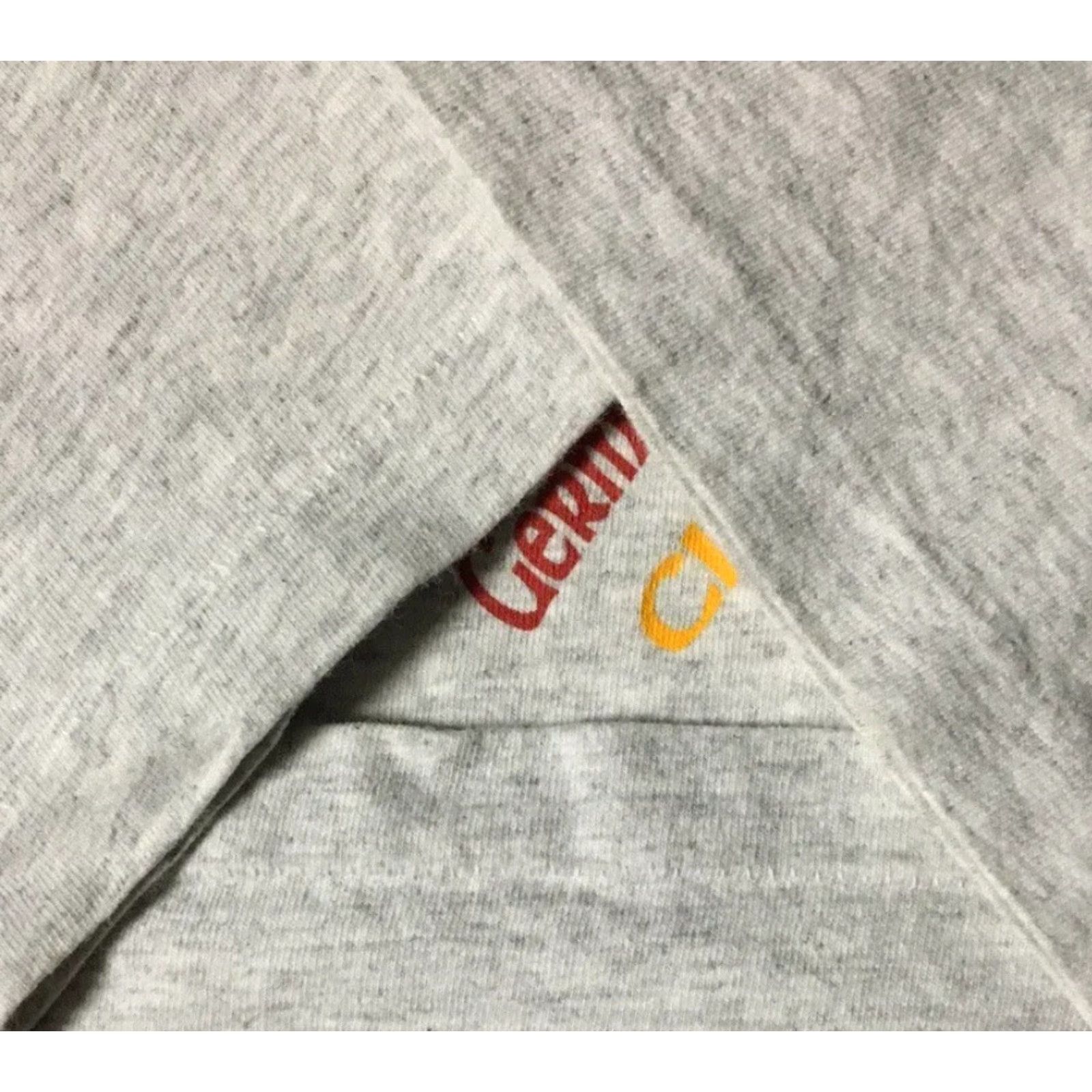 VINTAGE Gesundheit German Club Faded Shirt M L Gray 90s 80s US Made Single Stitch Mens Graphic Tee Modern Grunge School Punk Rock College Military USA