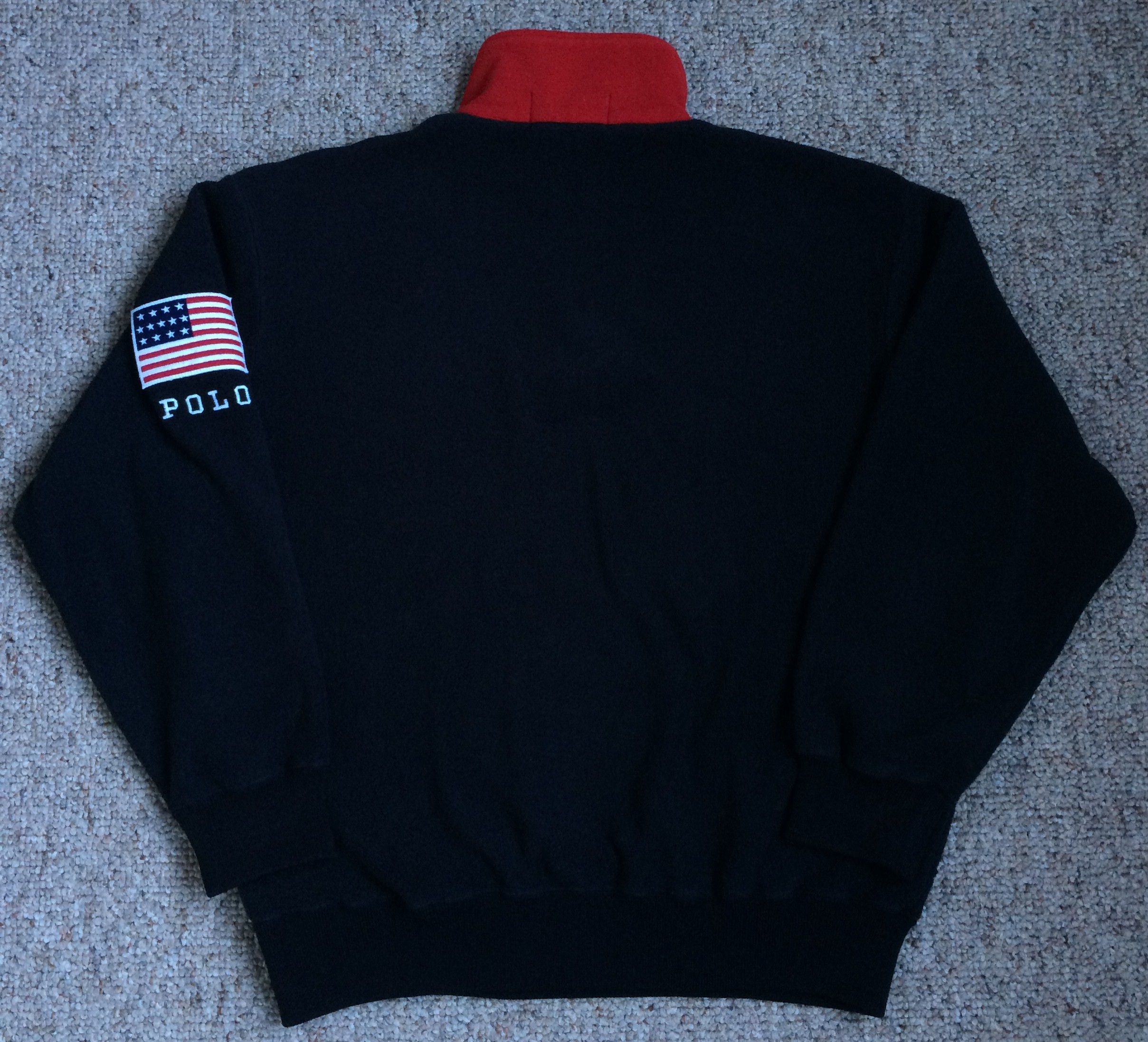 Polo Ralph Lauren Vintage 90s Polo Ralph Lauren USA Fleece Size US M / EU 48-50 / 2 - 6 Thumbnail