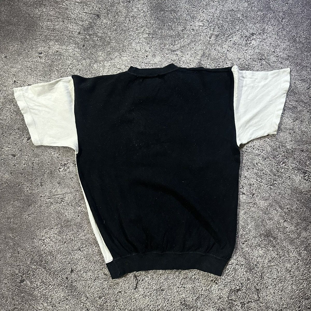 Giovanni Valentino Vintage Short Sleeve Knitwear by Zaragoza Italy Size US L / EU 52-54 / 3 - 9 Thumbnail