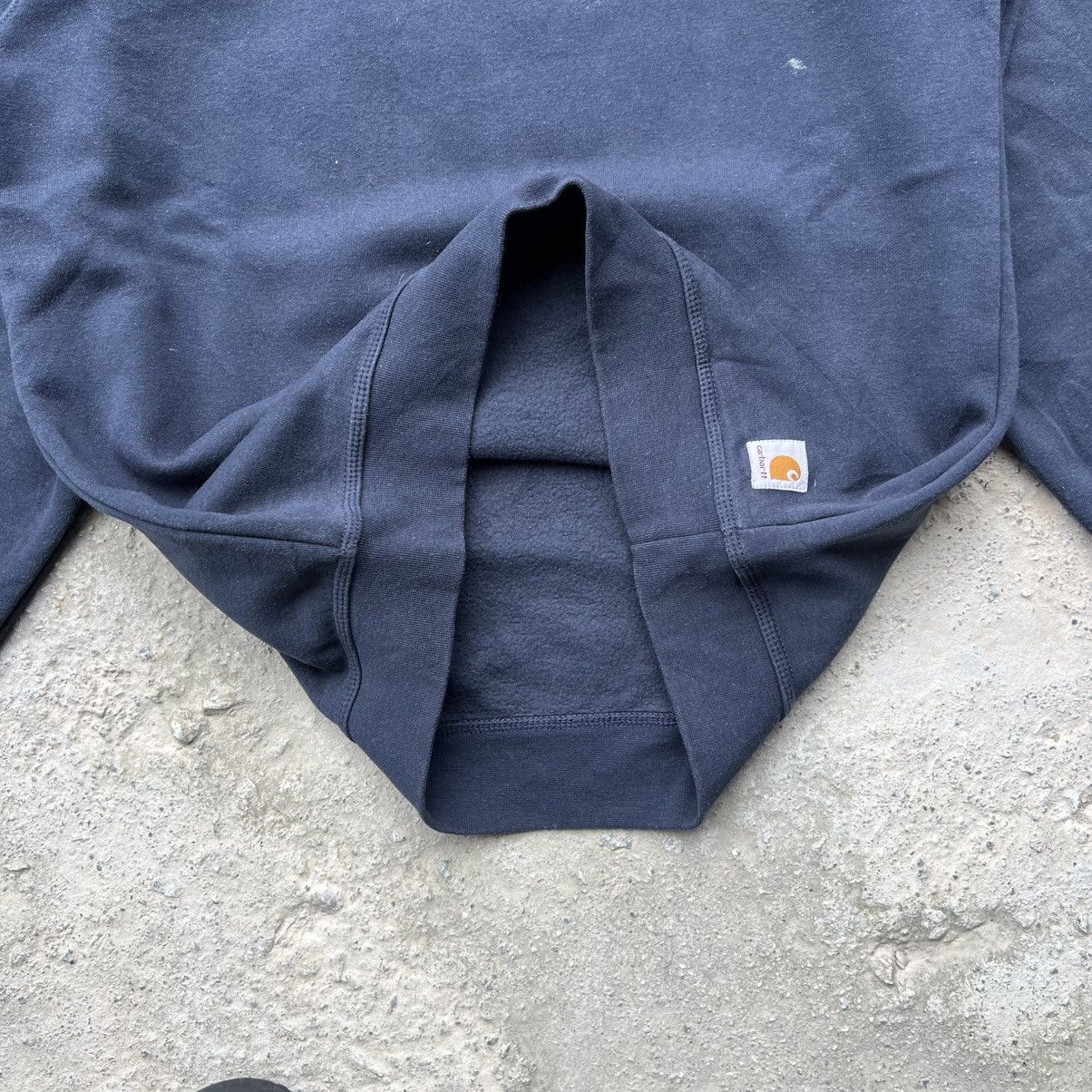 Carhartt Vintage Carhartt Sweetshirt Navy Blue Jacket Size US M / EU 48-50 / 2 - 8 Thumbnail