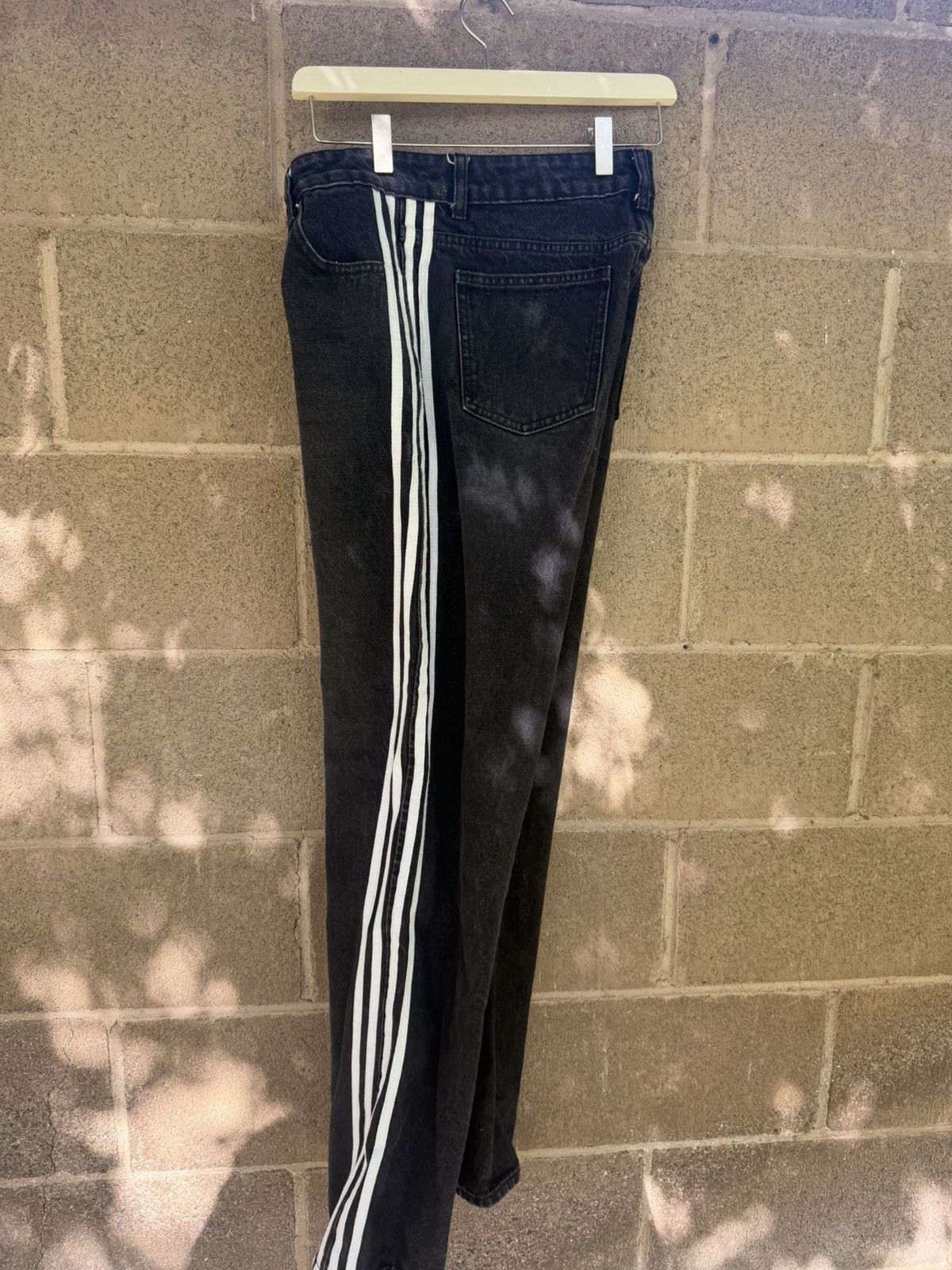 Other Crafted YNC Black Side Stripe Jeans Size US 32 / EU 48 - 3 Thumbnail